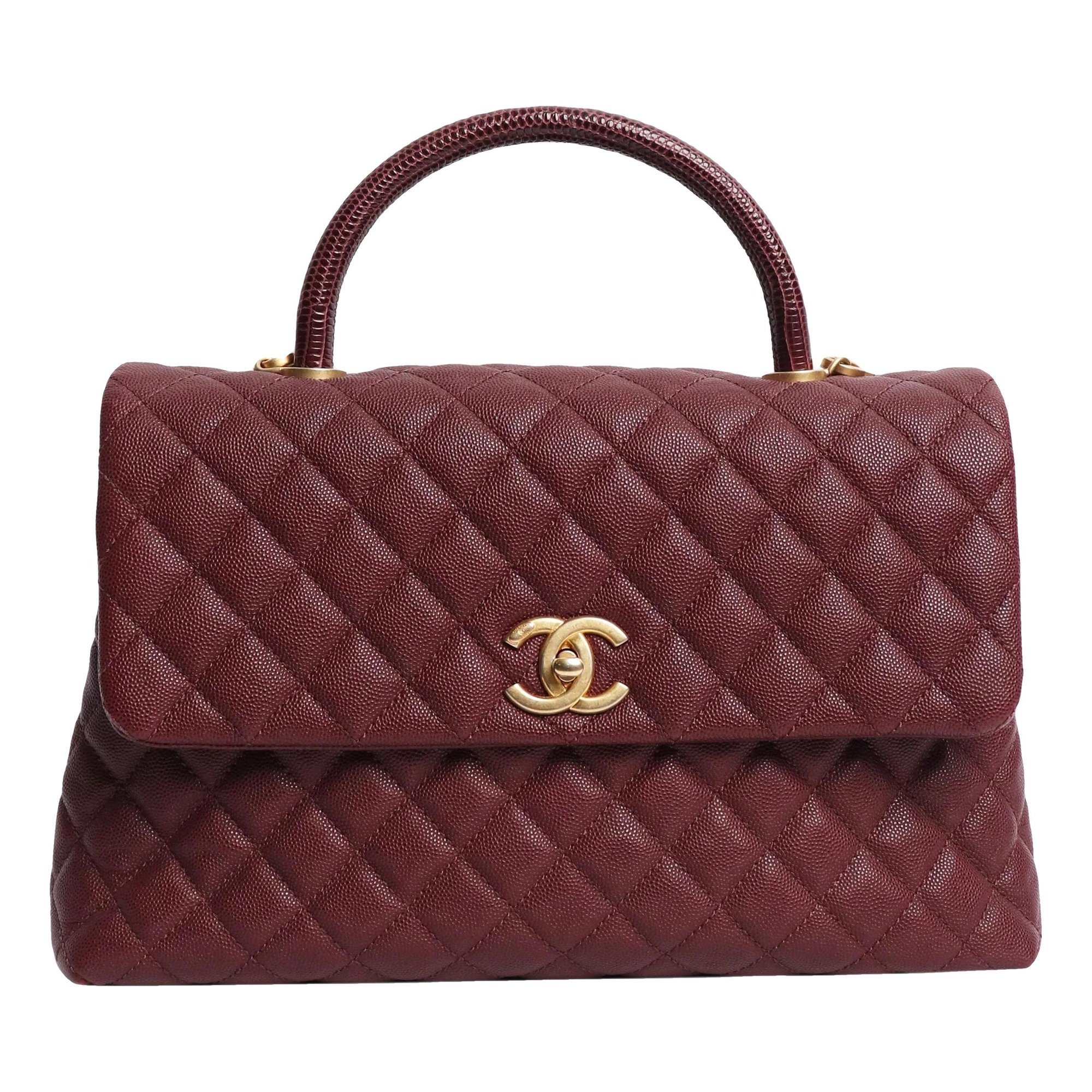 Coco Handle leather handbag