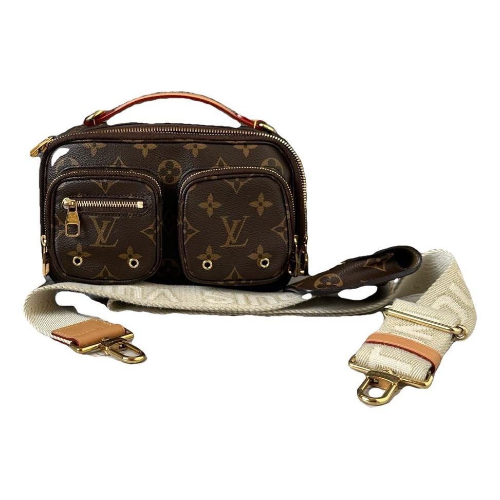 Croisé Utility leather handbag