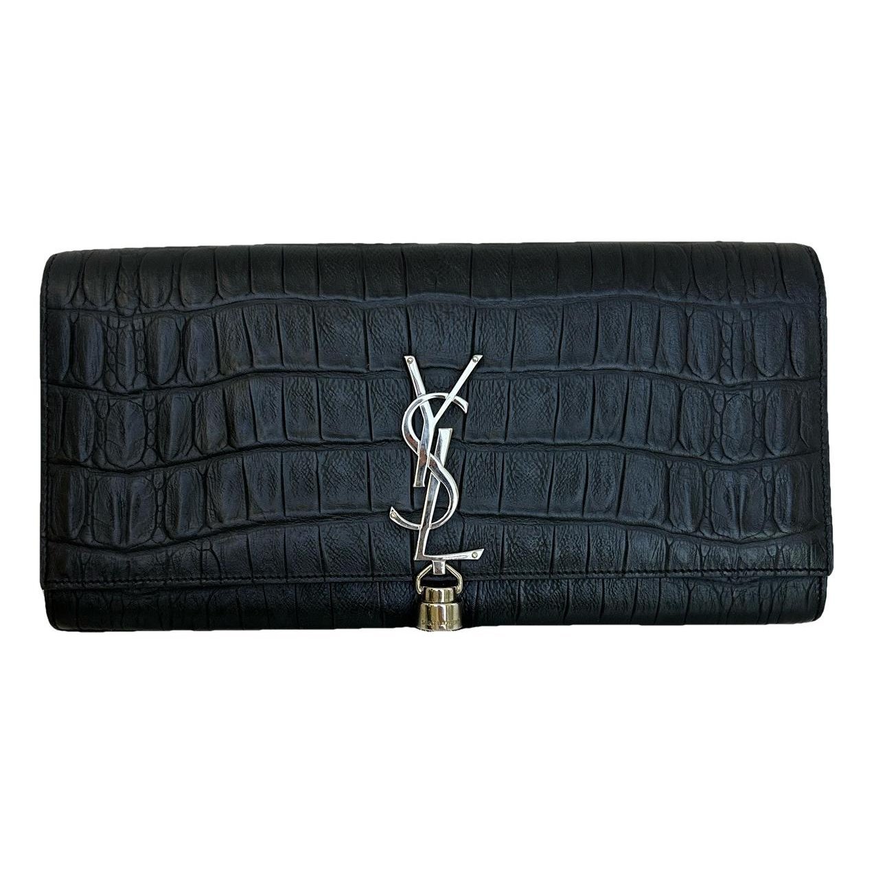 Kate monogramme leather clutch bag