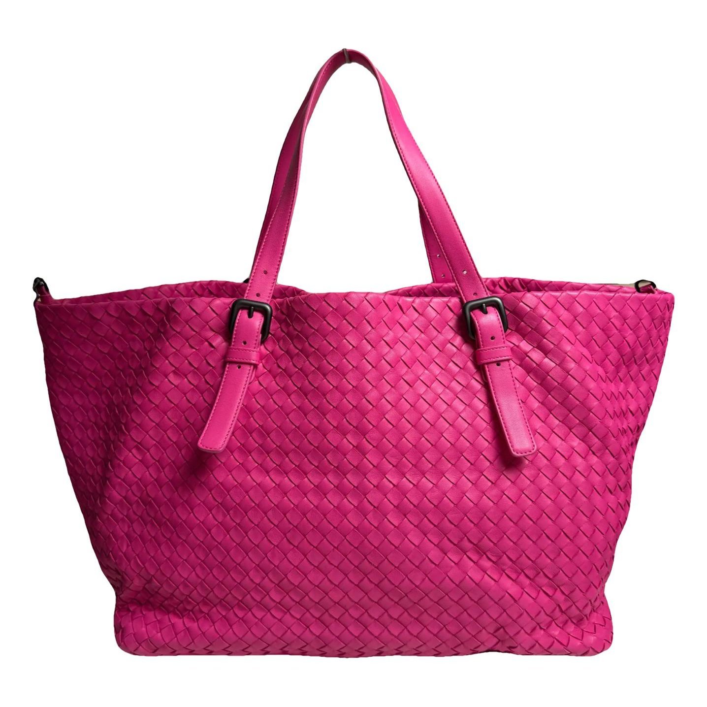 Fourre-Tout leather handbag