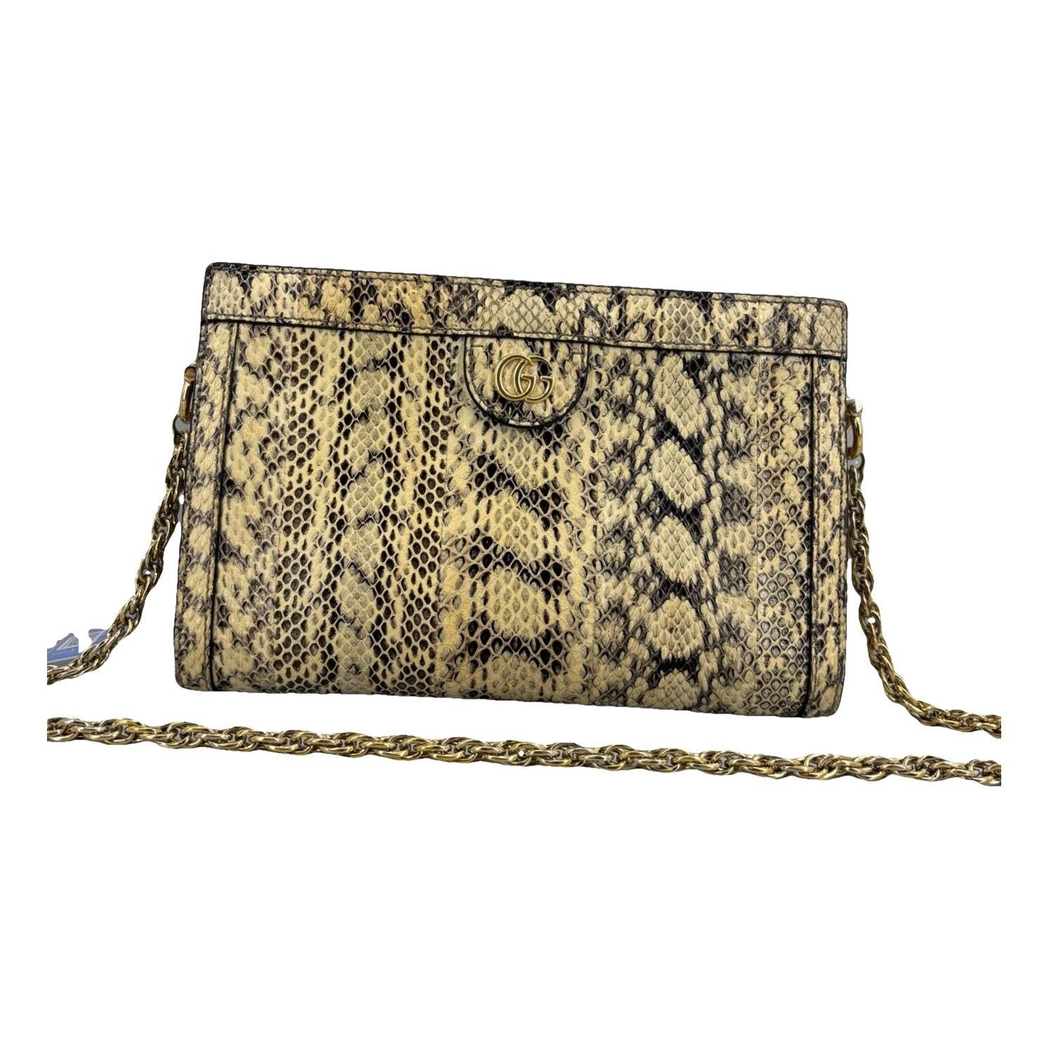 Ophidia Chain leather handbag