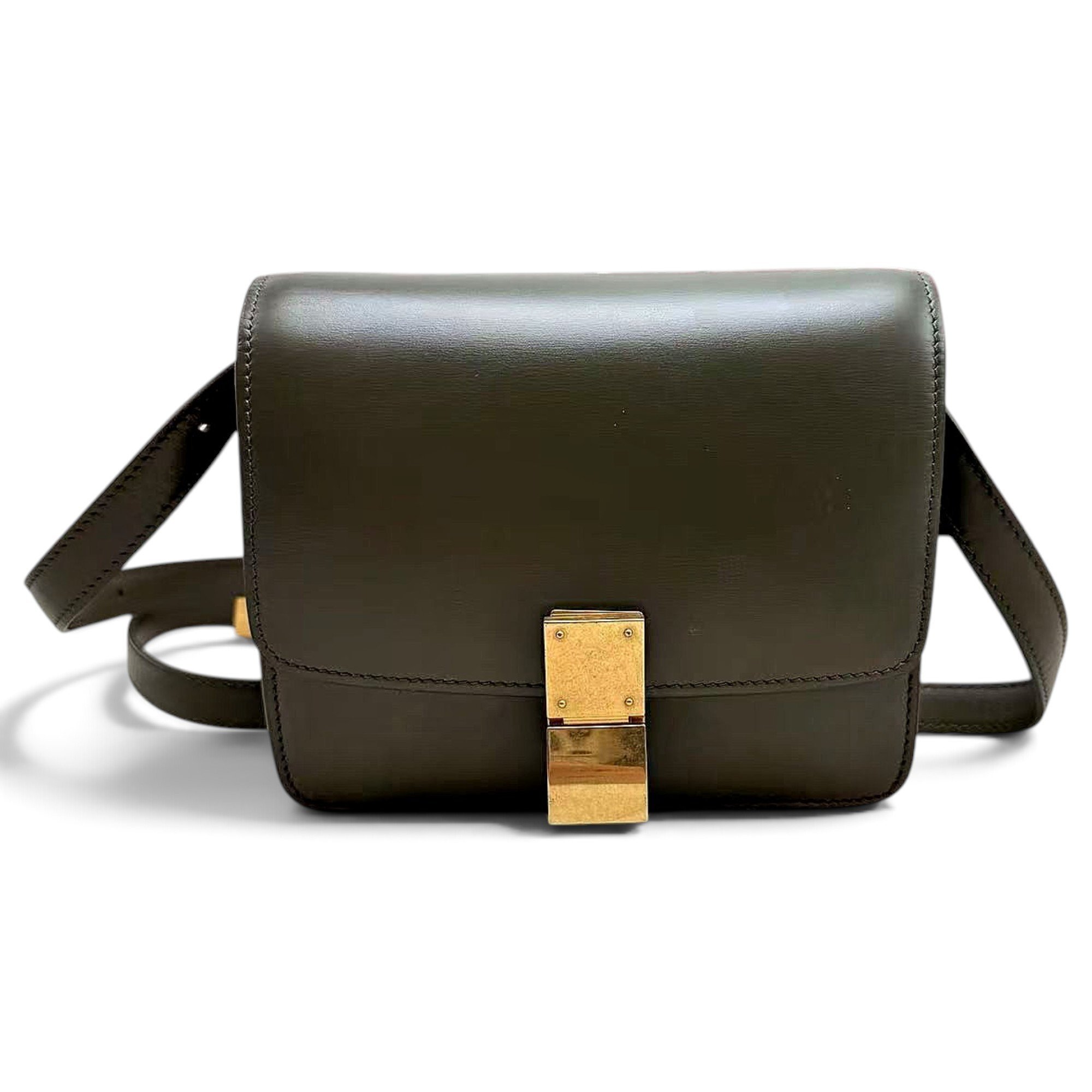 Classic leather handbag