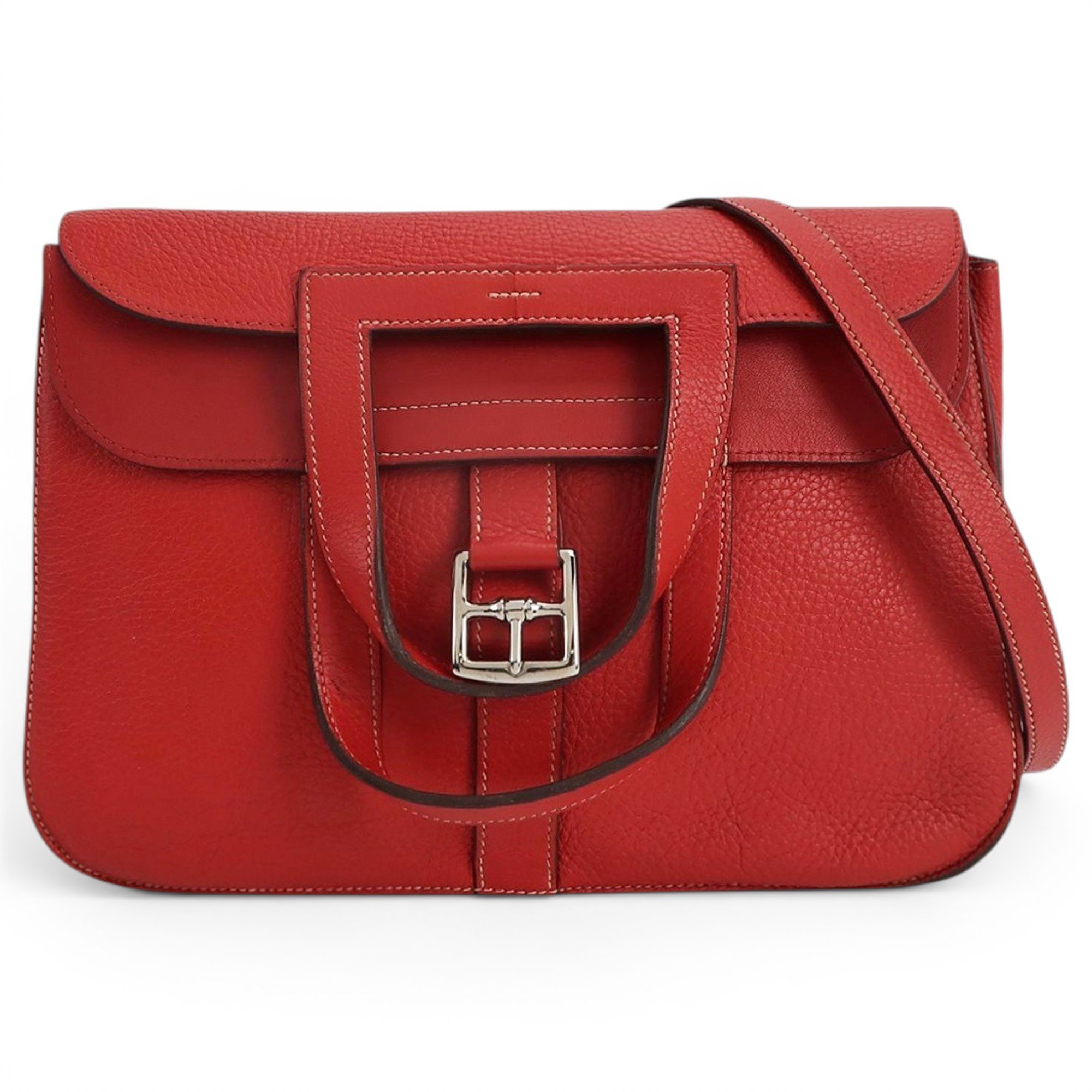 Halzan leather handbag