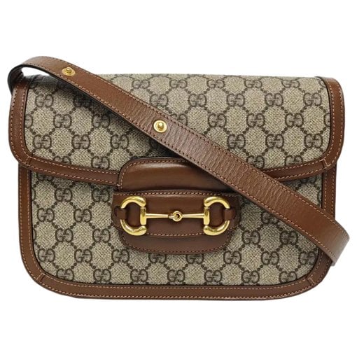 Handle Horsebit 1955 leather handbag