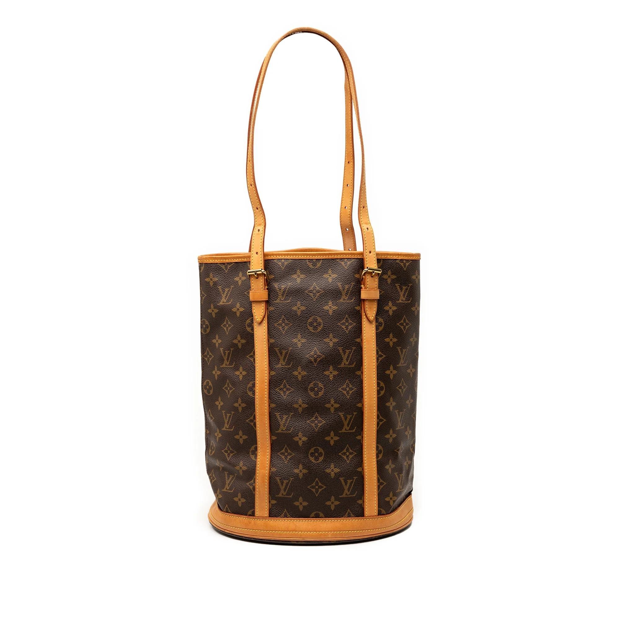 Bucket leather bag