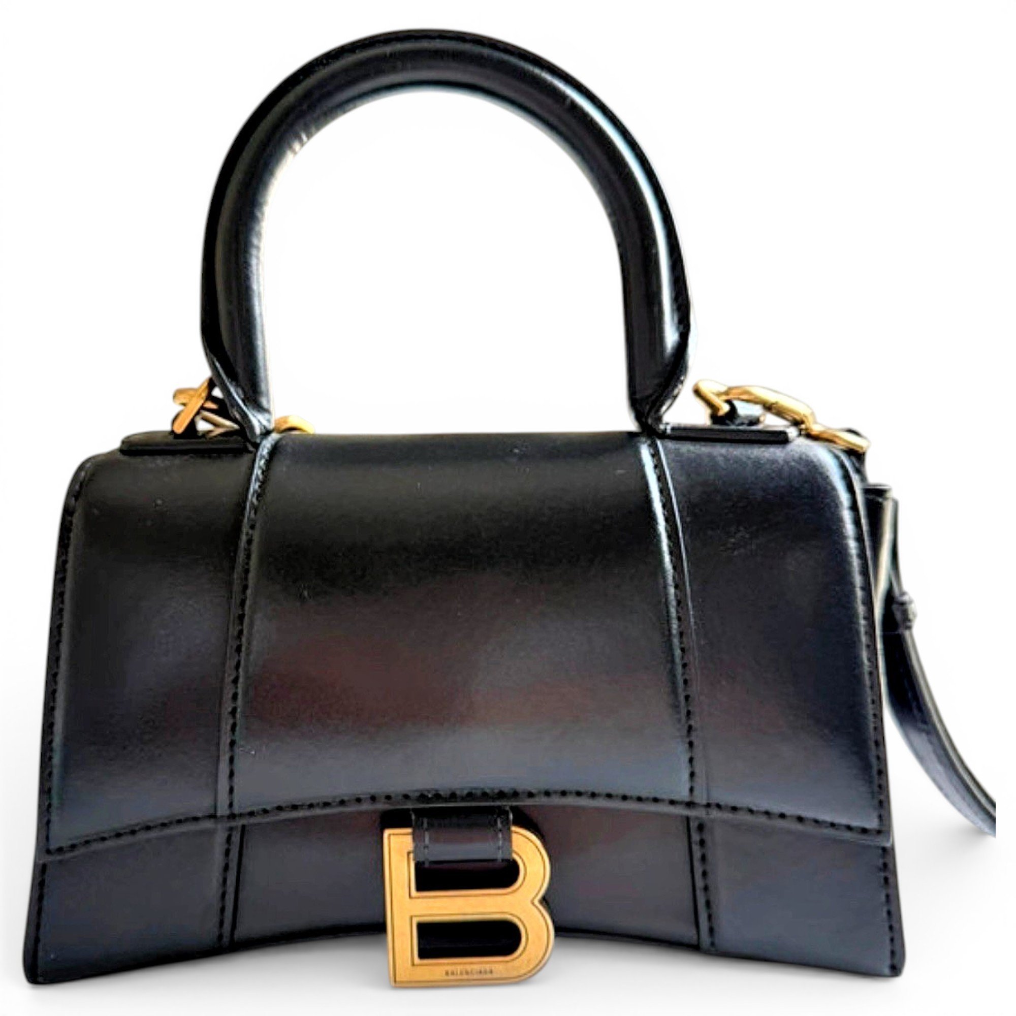 Balenciaga Hourglass leather crossbody bag