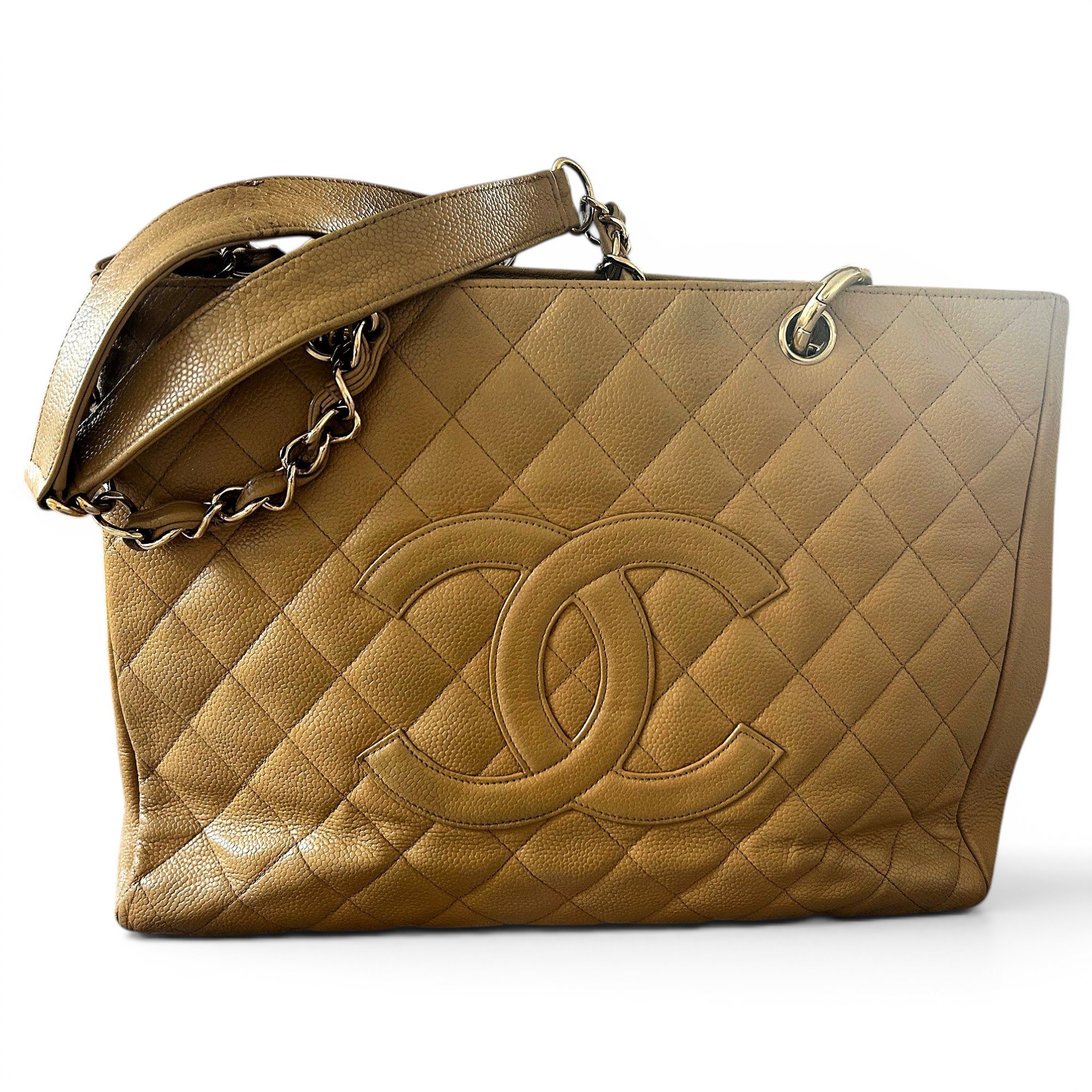 Grand shopping leather tote