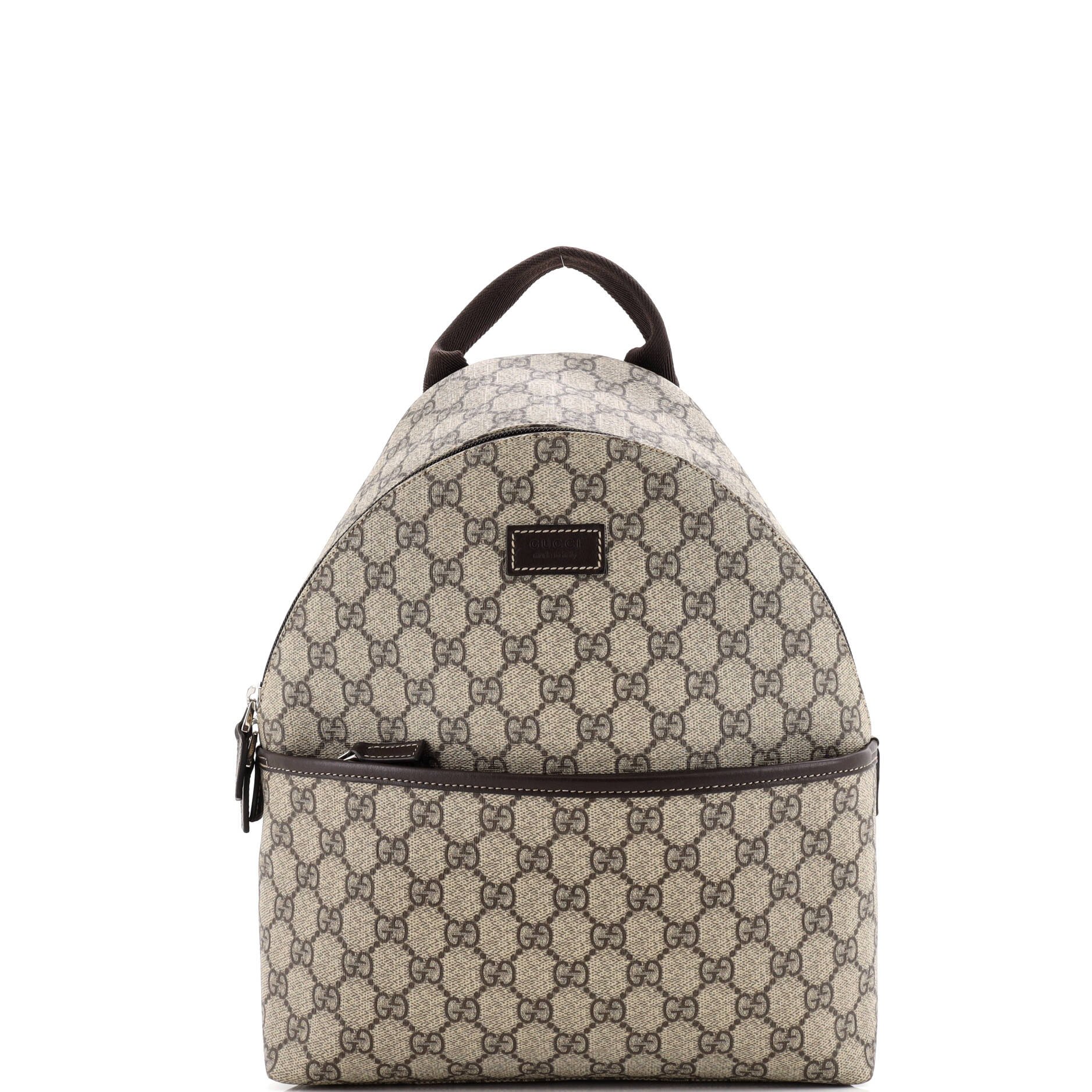 Gucci Front Pocket Backpack GG Coated Canvas Small