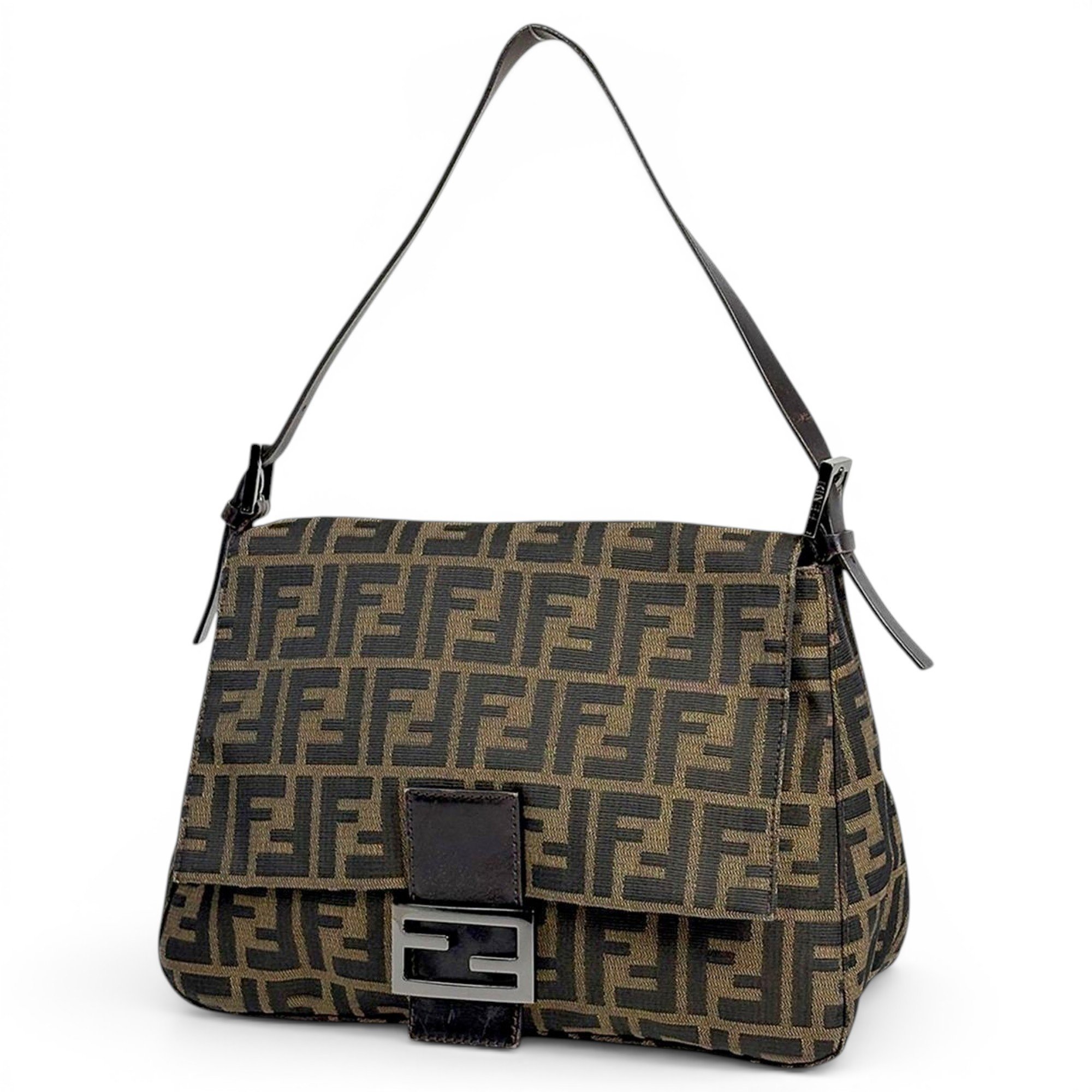 Baguette leather handbag