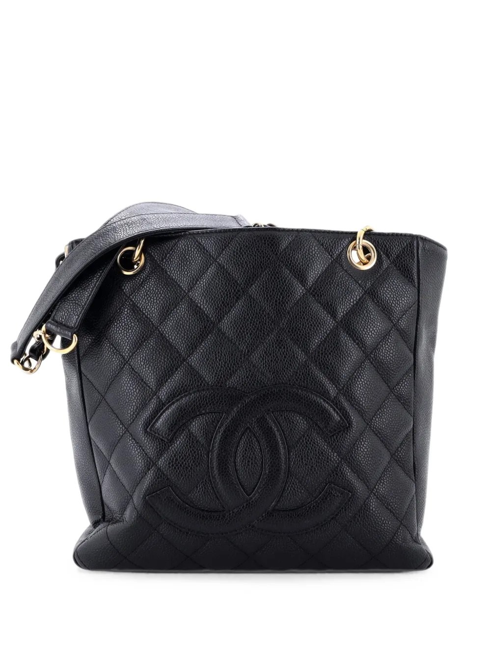 Petite Shopping Quilted Caviar tote bag