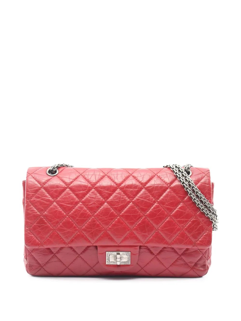 2012 Quilted Aged Calfskin Reissue 2.55 Double Flap 227 shoulder bag