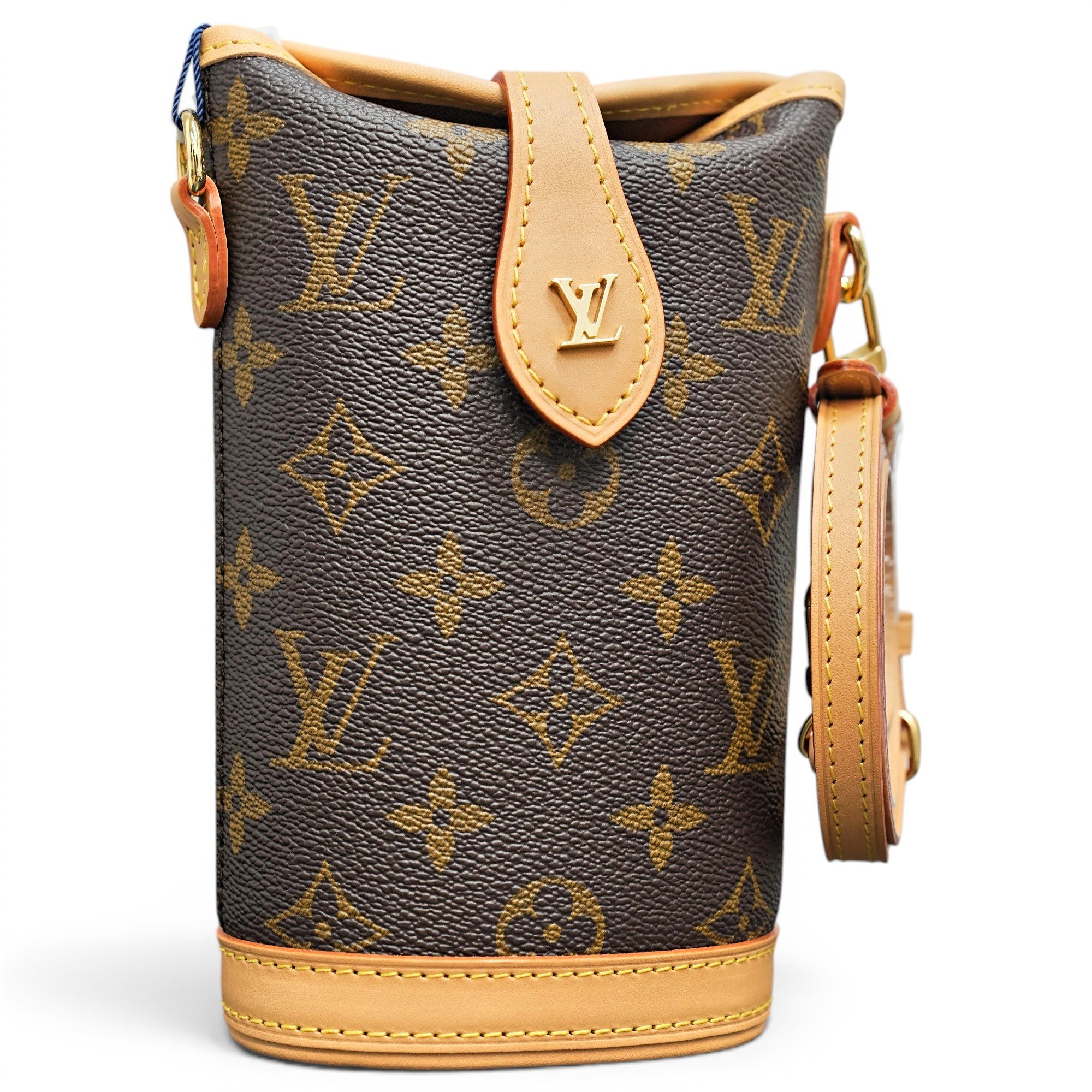Fold leather handbag