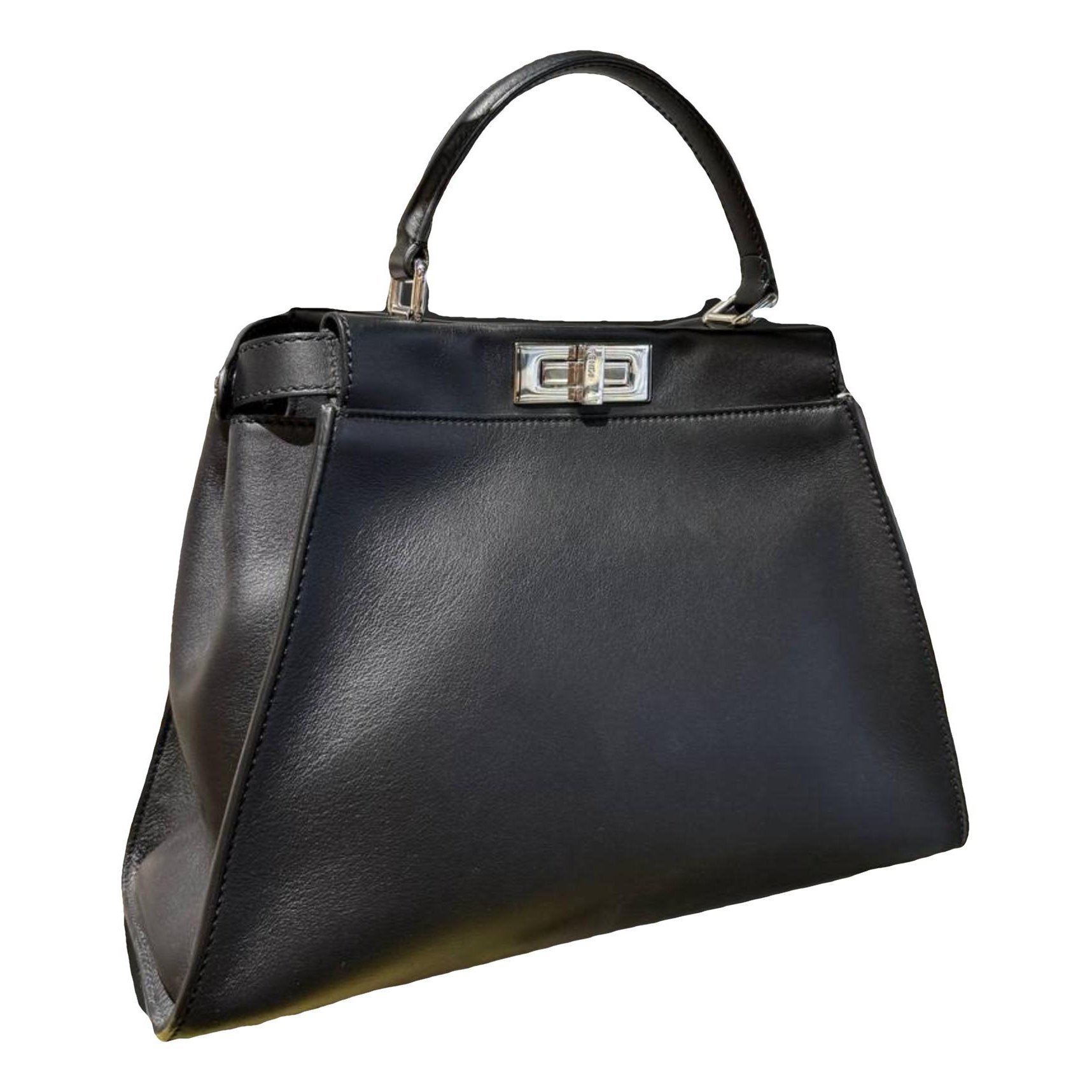 Peekaboo leather handbag