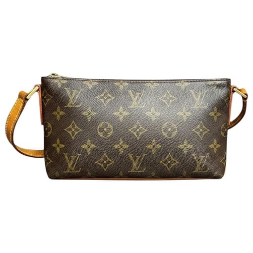 Trotteur leather handbag
