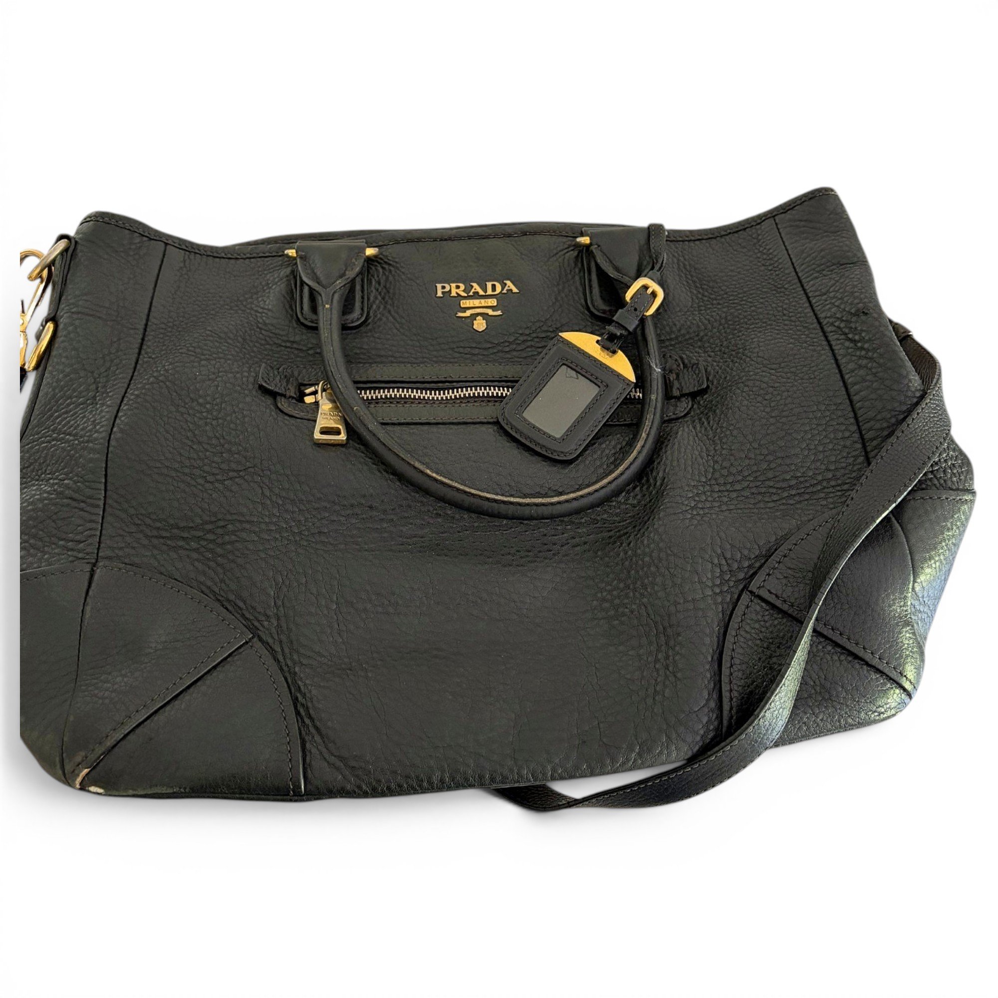 Leather handbag
