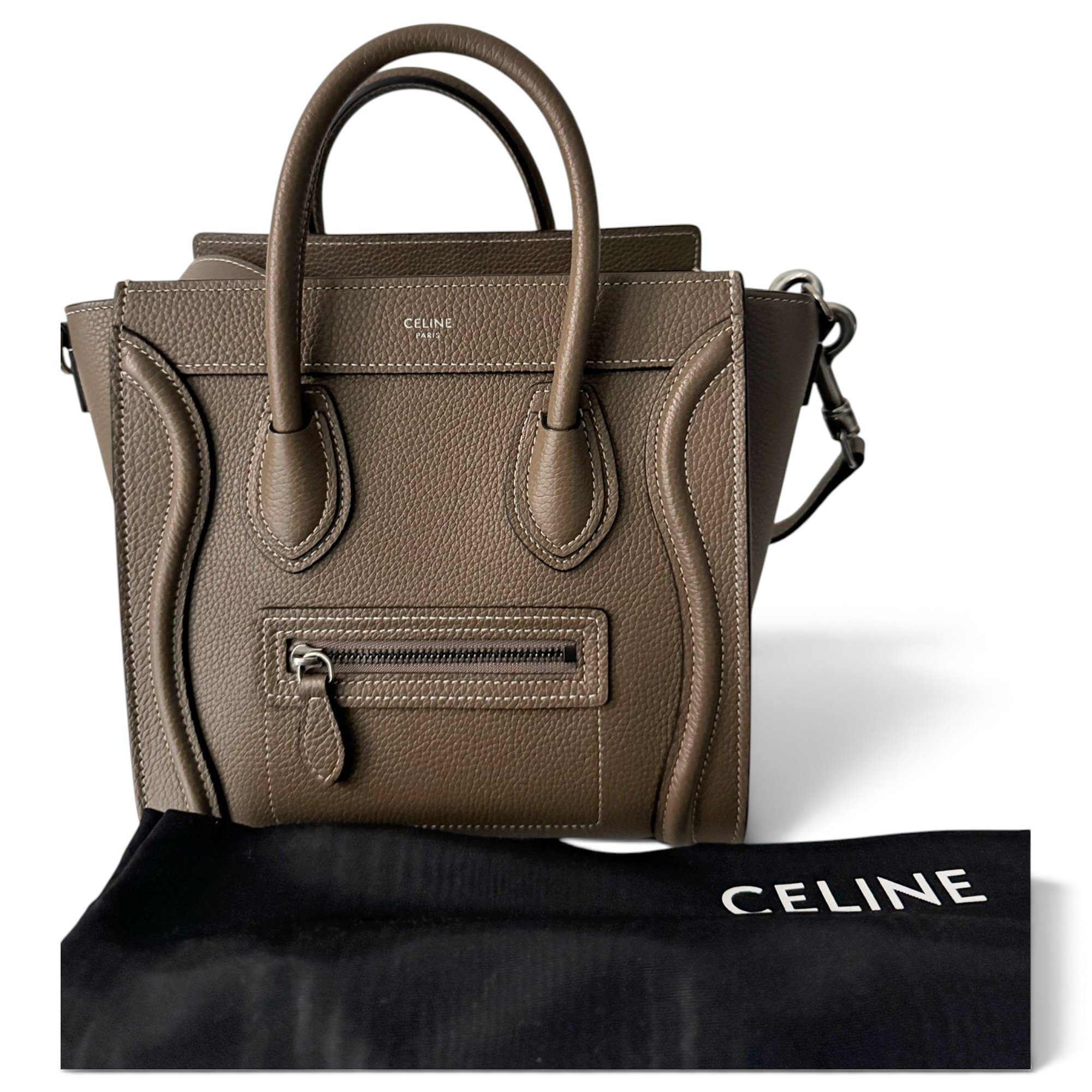 Nano Luggage leather handbag
