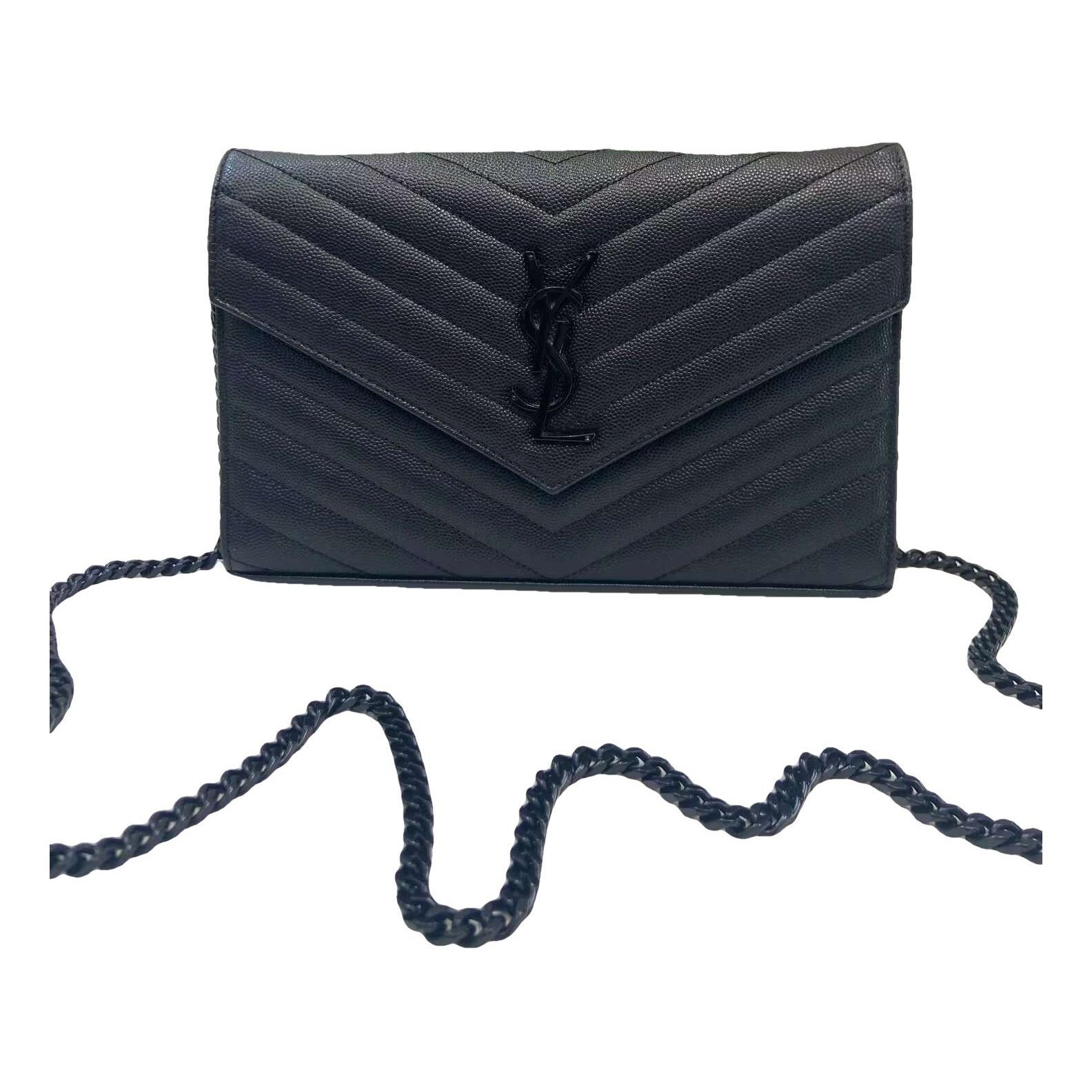 Portefeuille enveloppe leather handbag