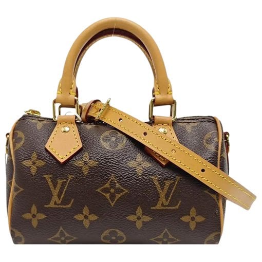 Nano Speedy / Mini HL leather handbag
