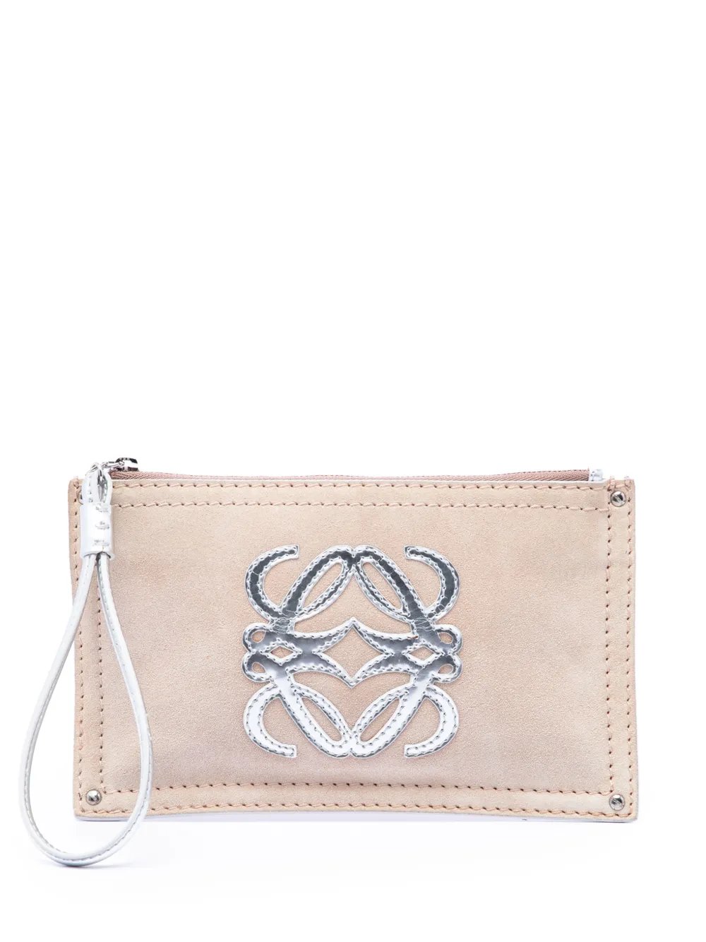 2007 Suede Anagram clutch bag