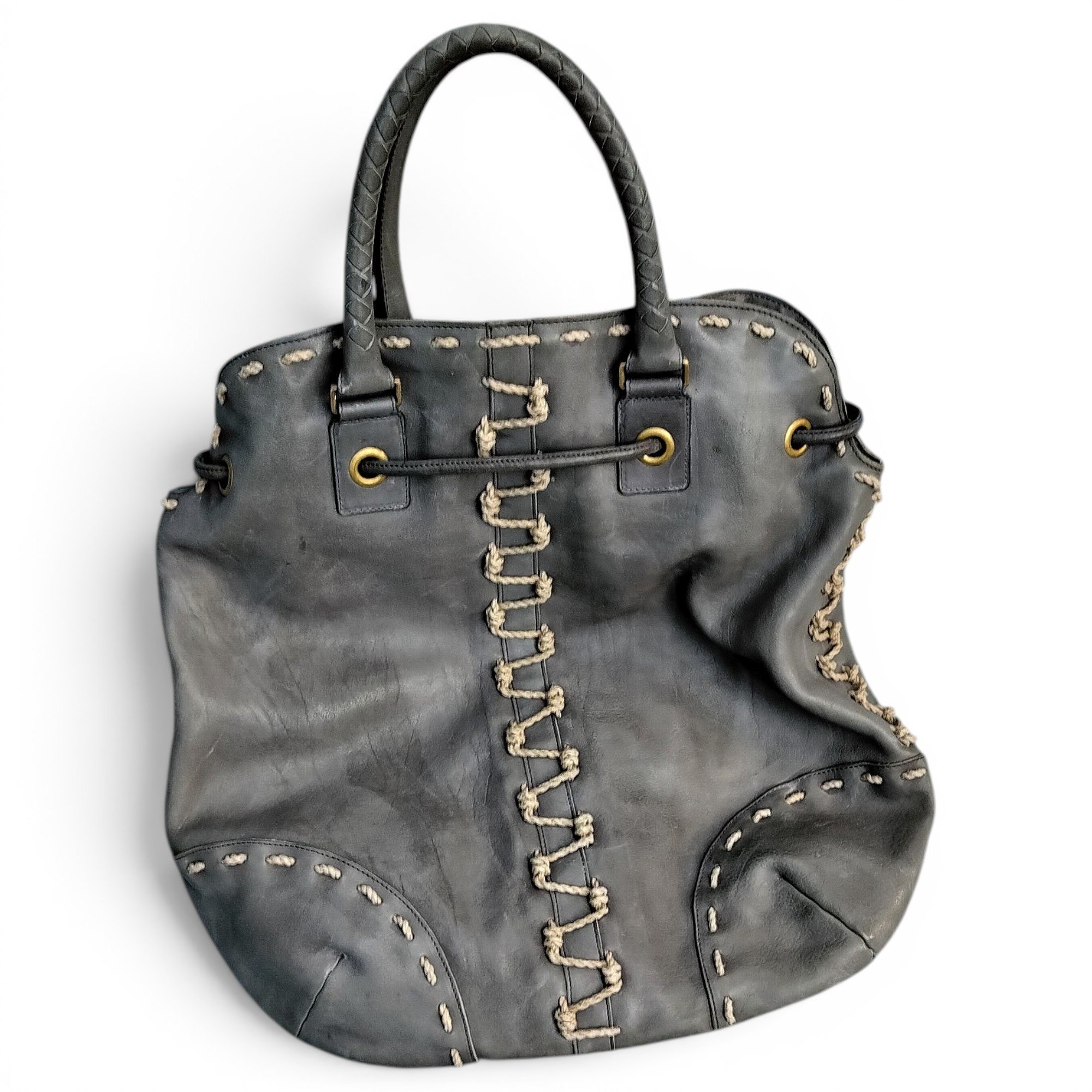 Leather handbag