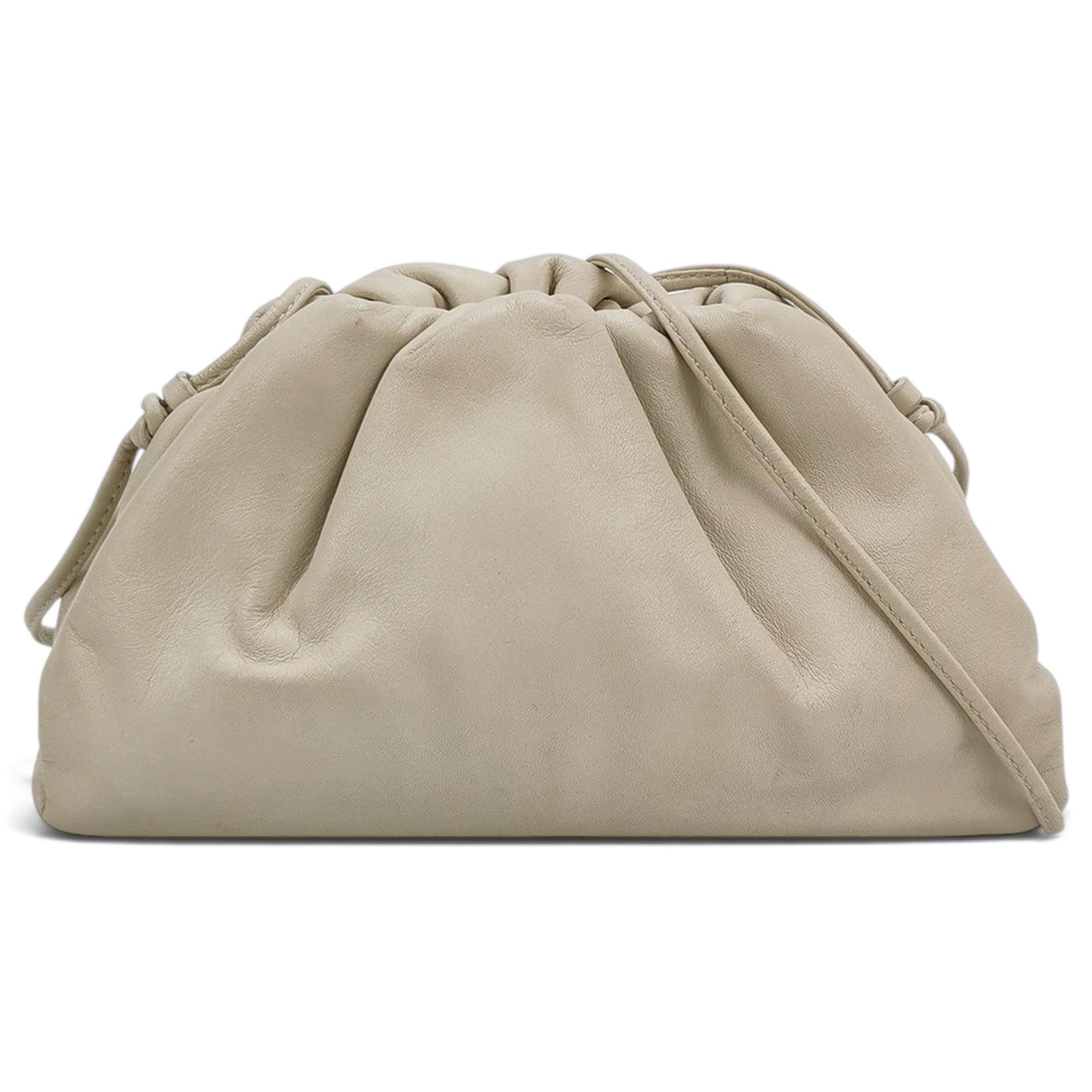 Pouch leather crossbody bag