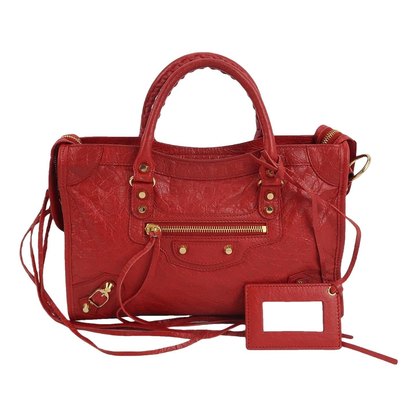 Leather handbag