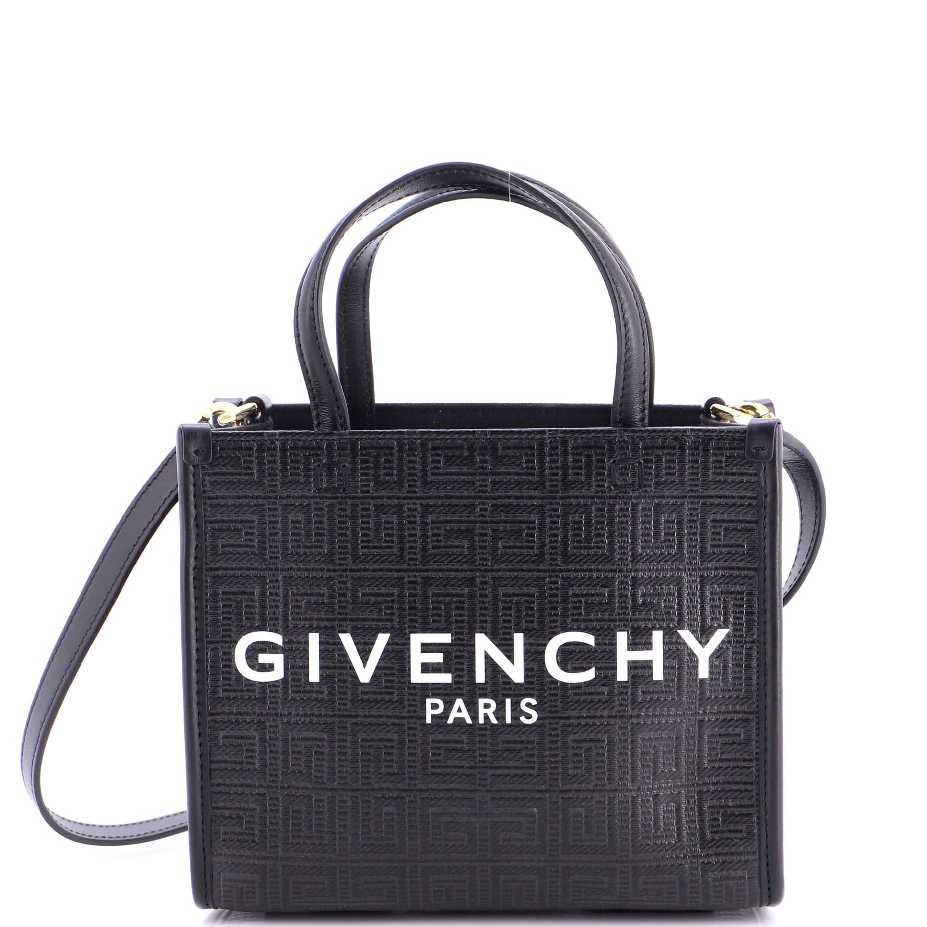 Givenchy G-Tote 4G Embossed Coated Canvas Mini