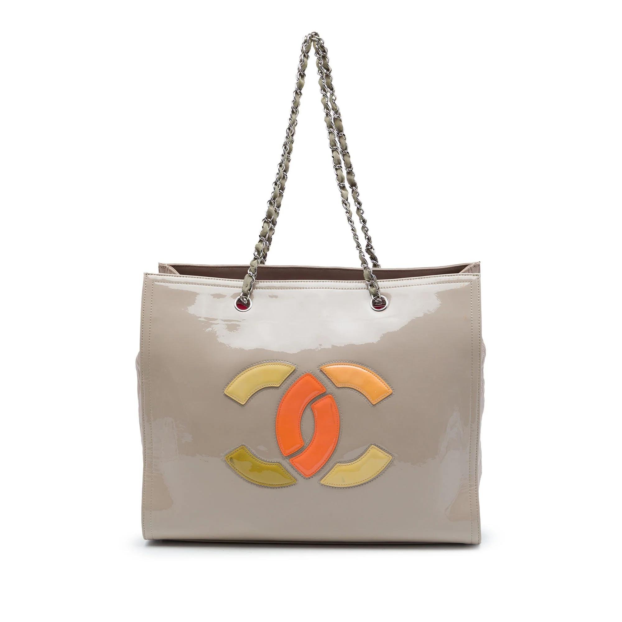 Patent leather handbag
