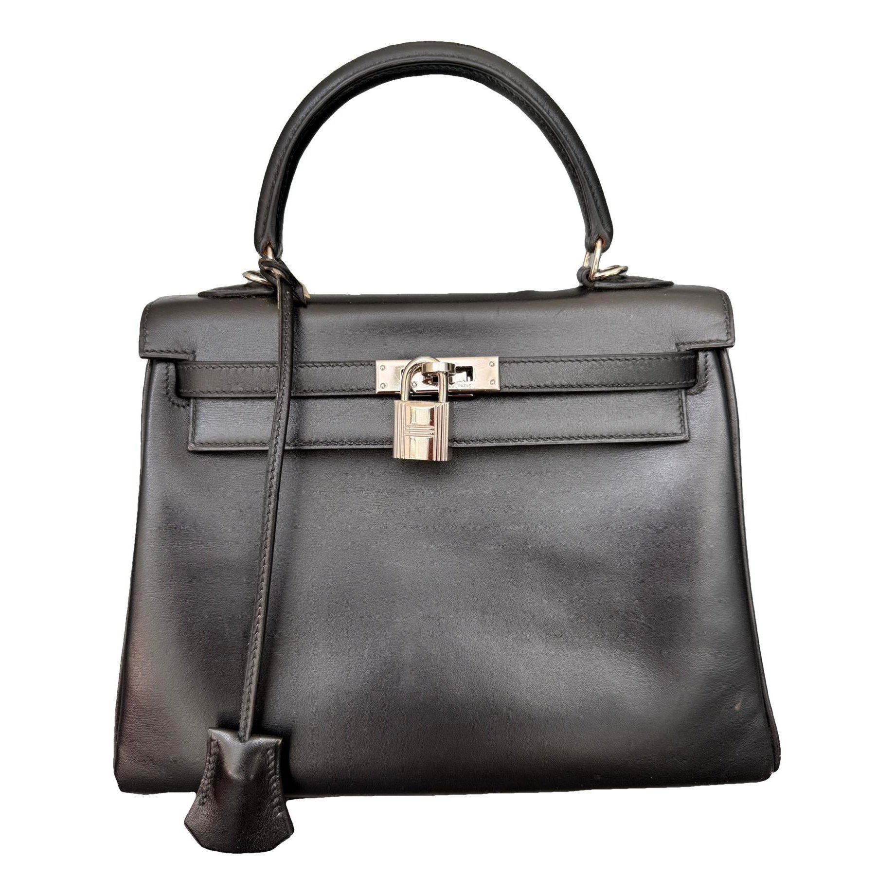 Kelly 25 leather handbag
