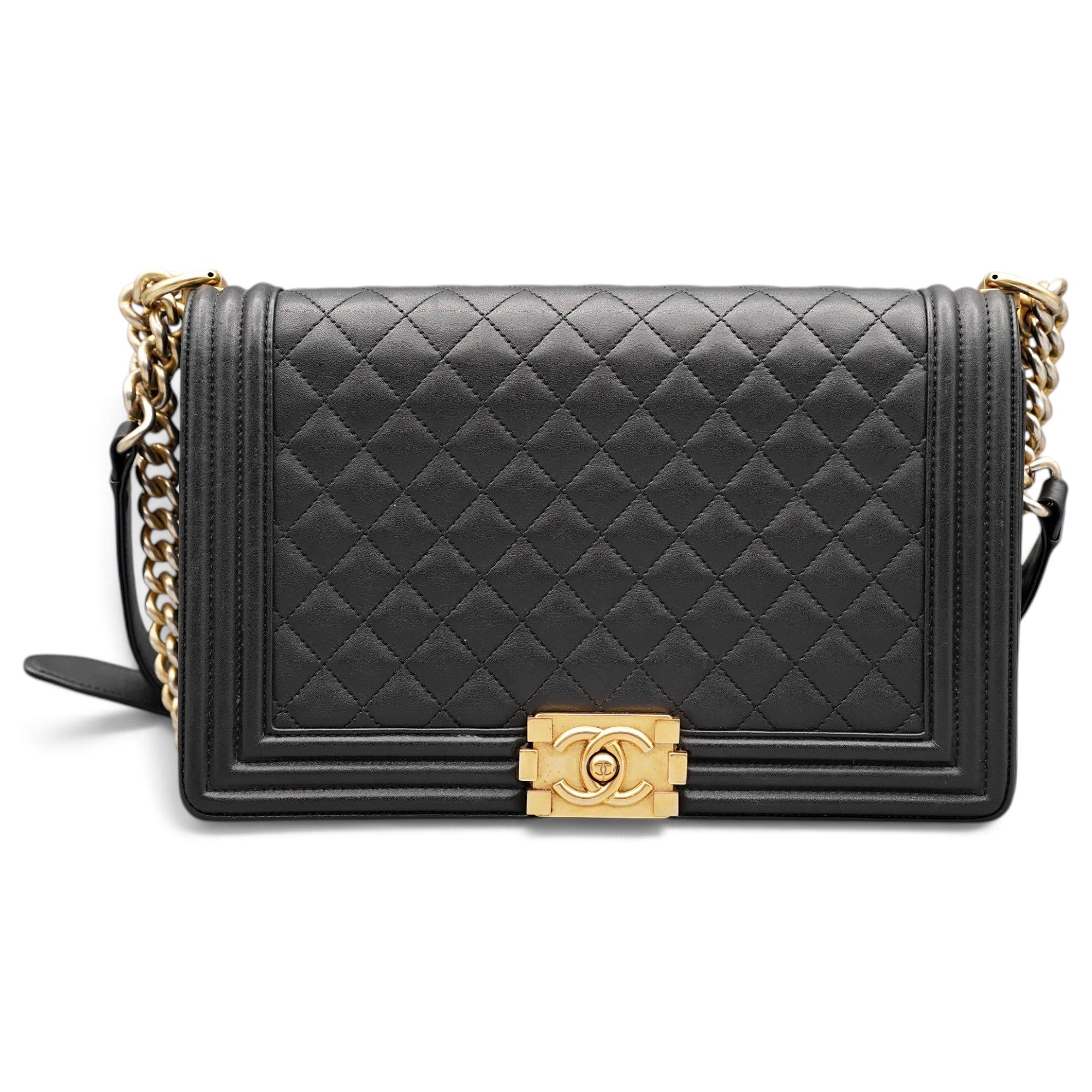 Boy leather crossbody bag