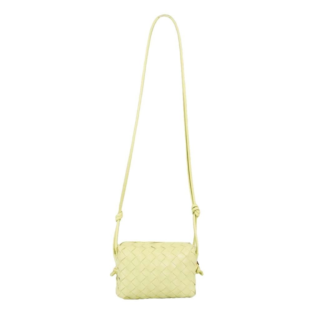 Loop leather handbag