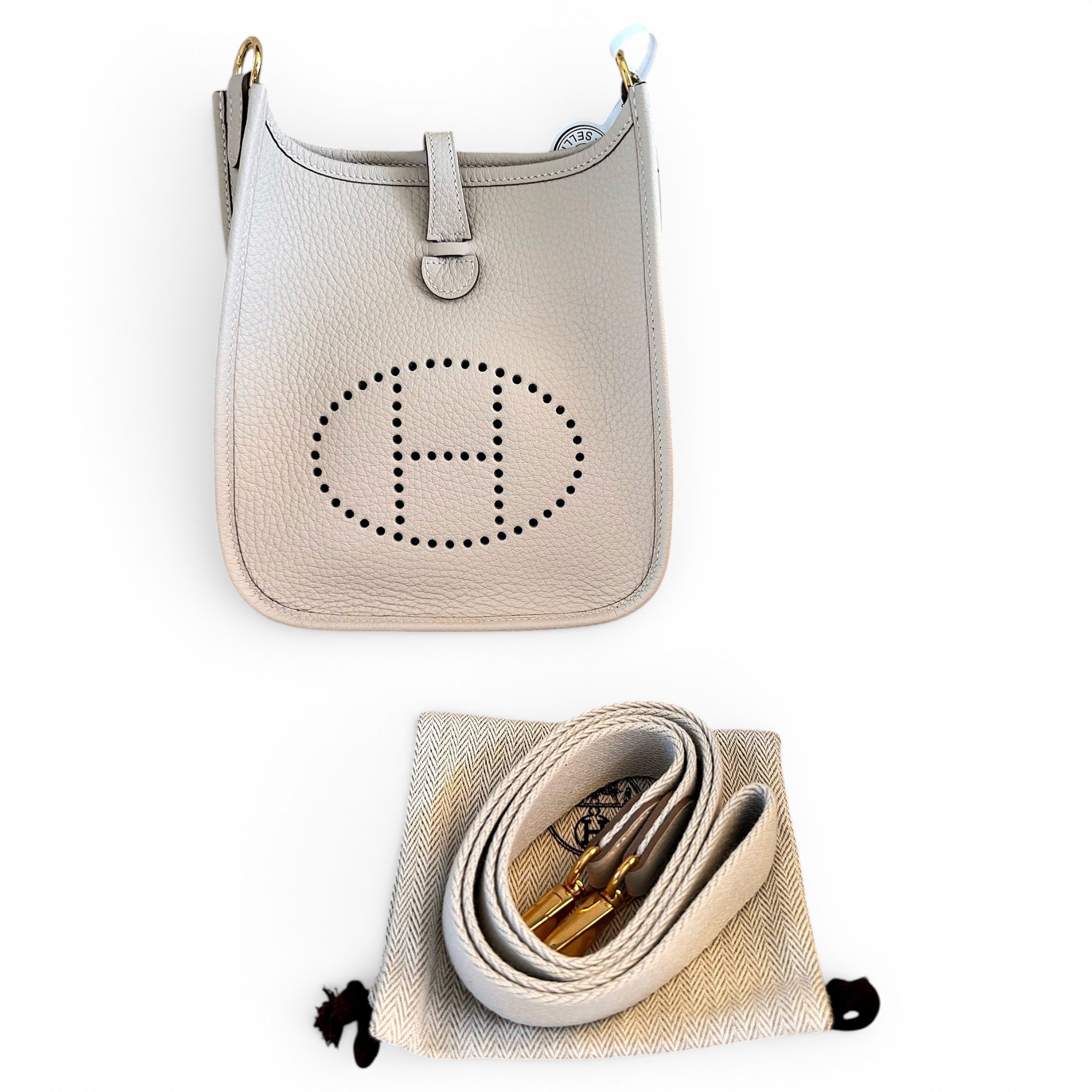 Evelyne leather crossbody bag