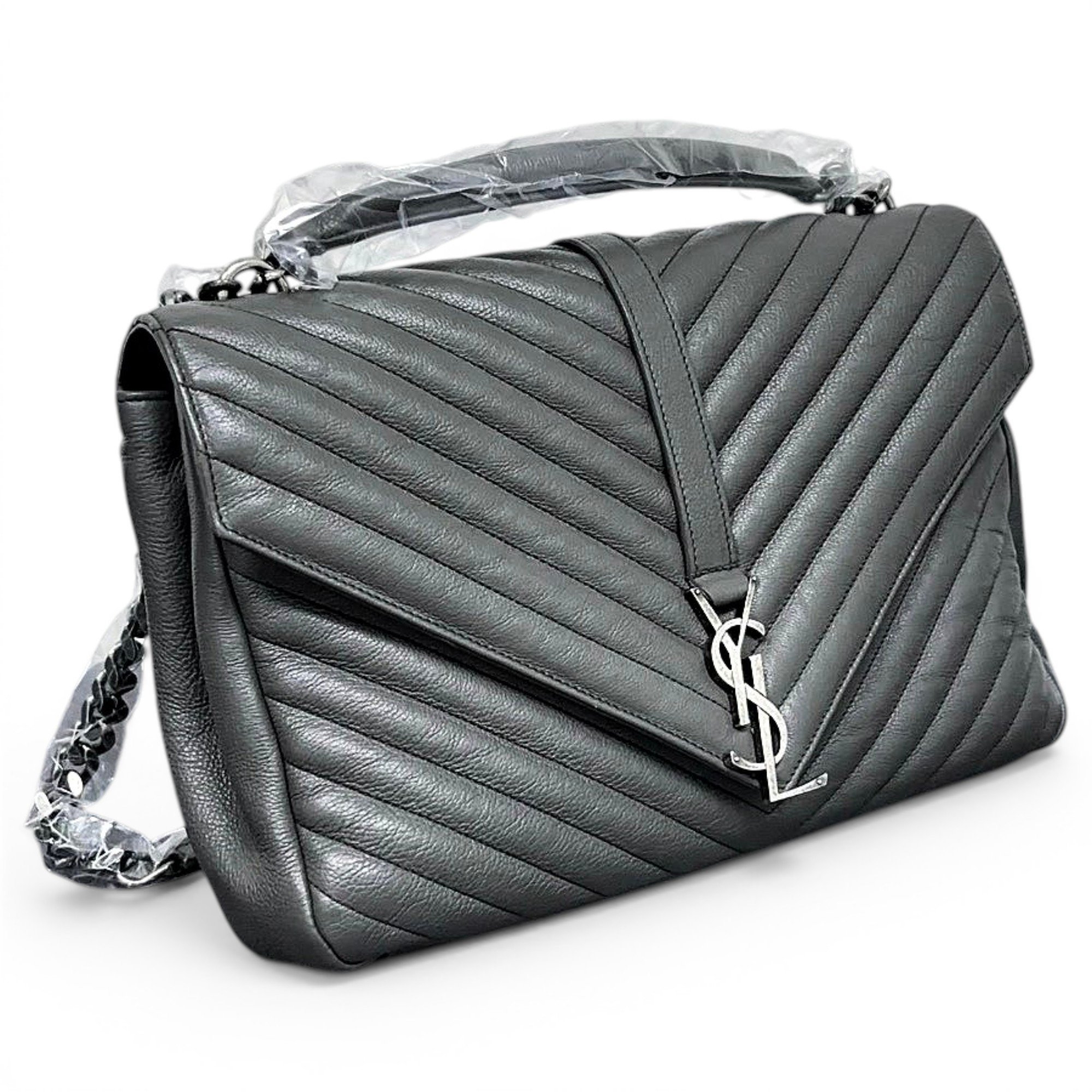 Collége monogramme leather handbag