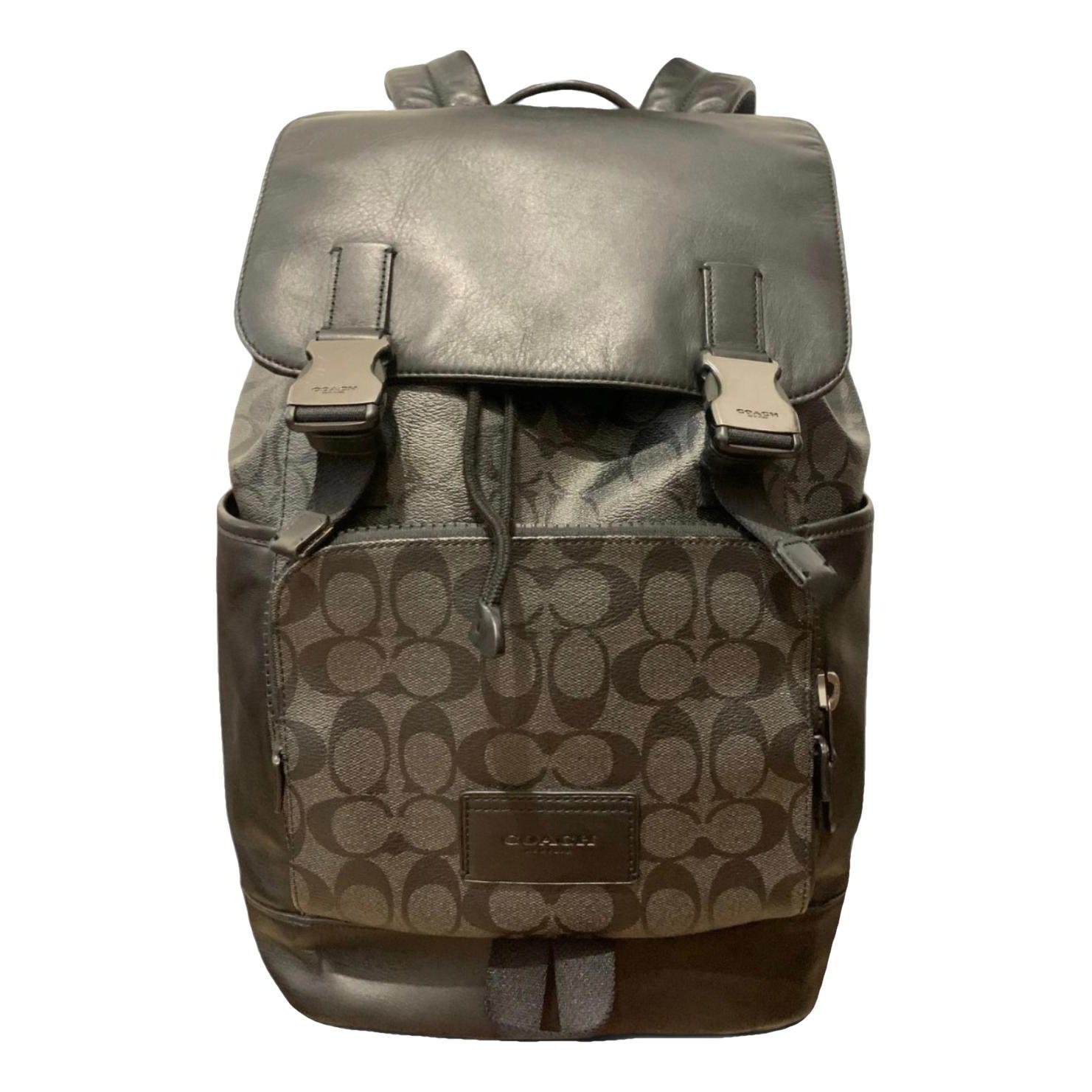 Leather backpack
