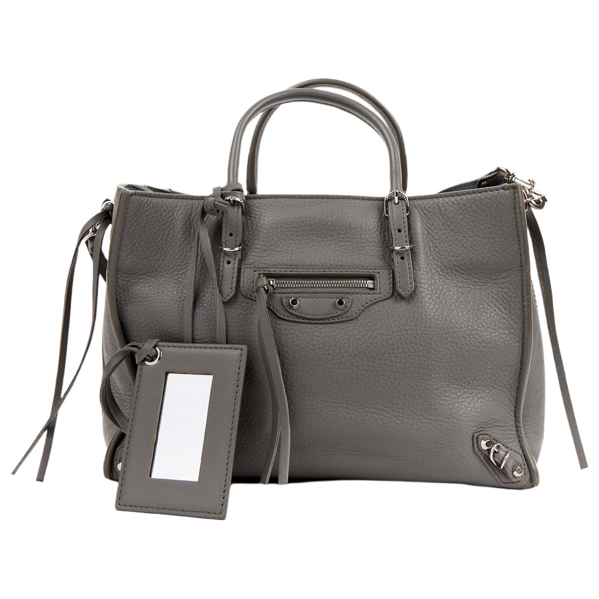 Papier leather crossbody bag