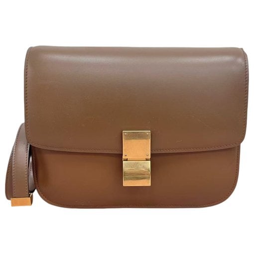Classic leather handbag