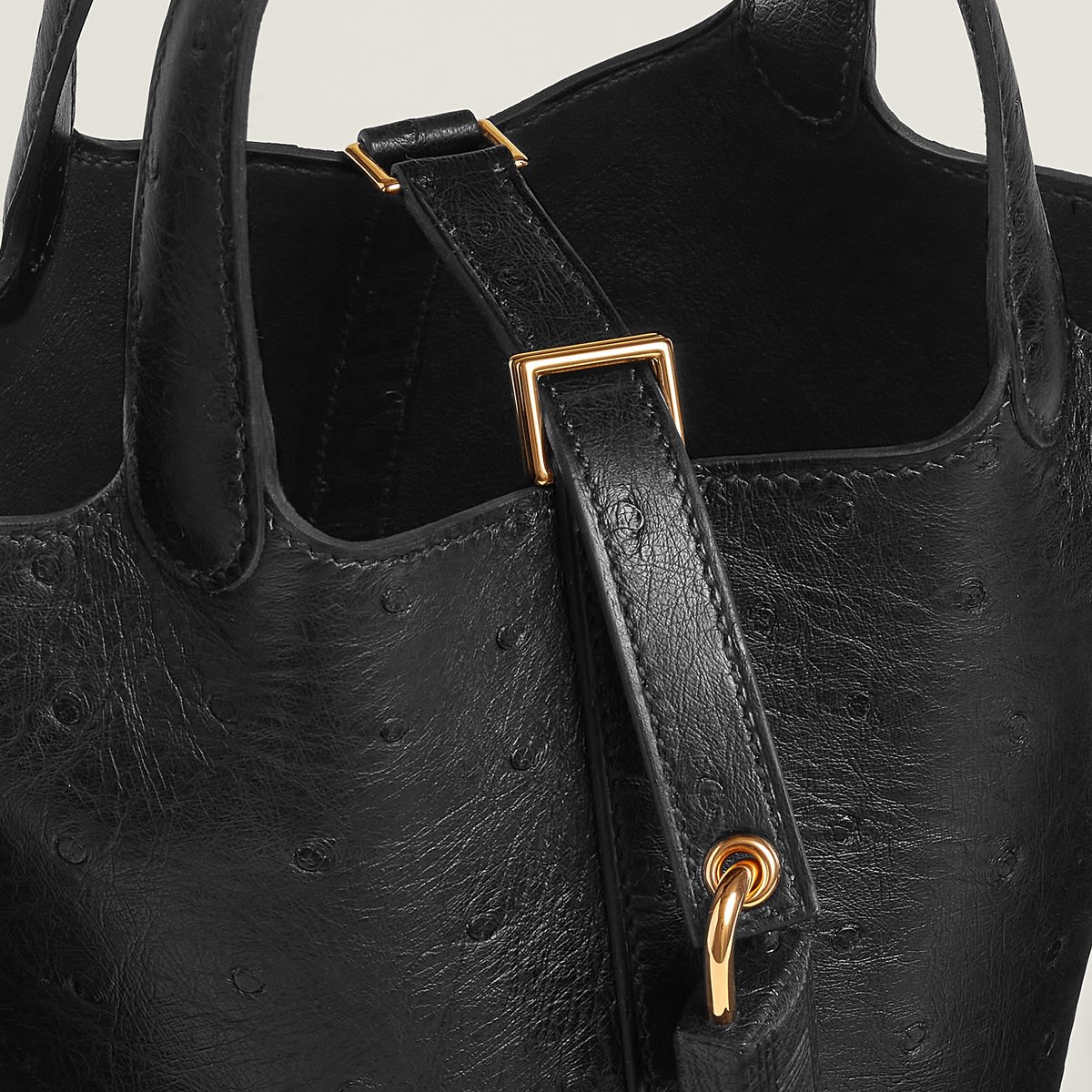 Noir Picotin Lock Micro Bag