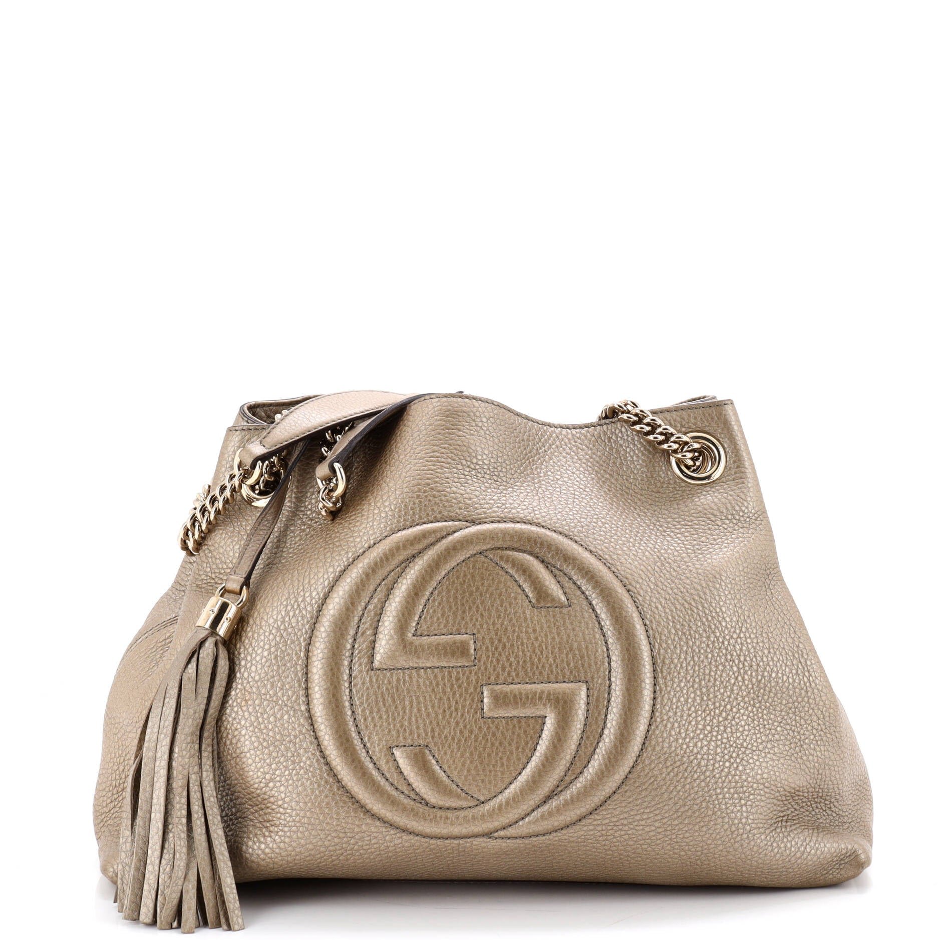 Gucci Soho Chain Strap Shoulder Bag Leather Medium