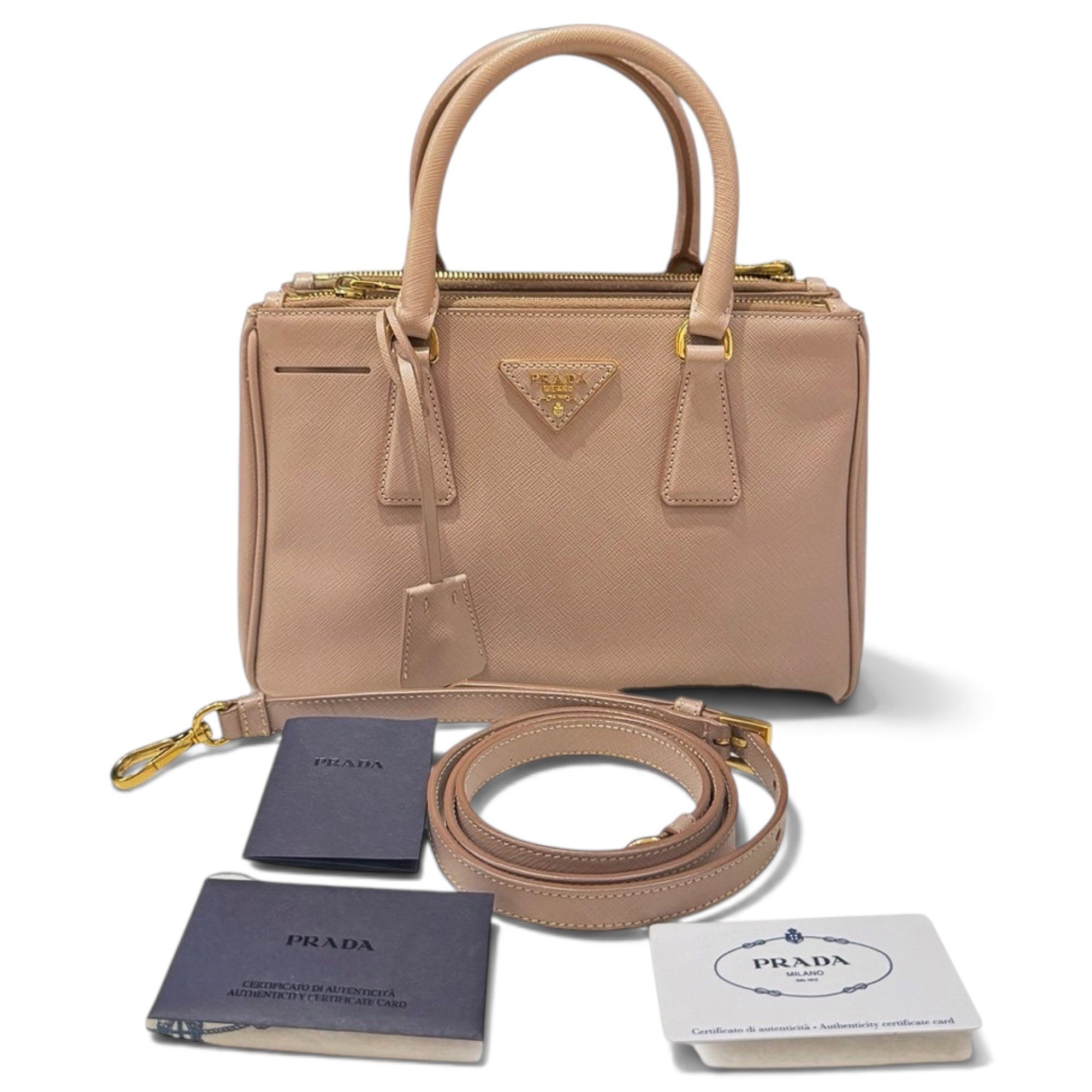 Galleria leather handbag