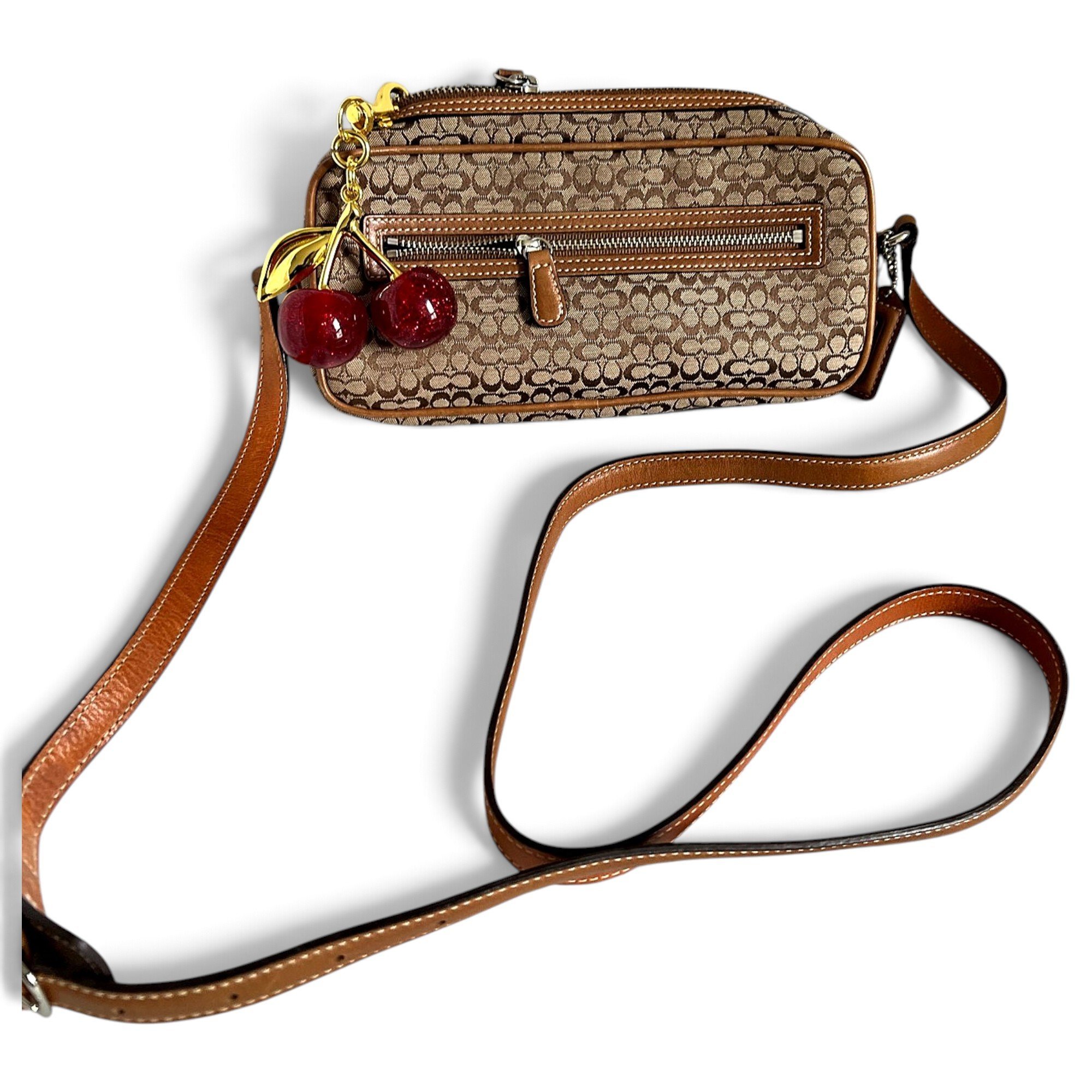 Leather crossbody bag