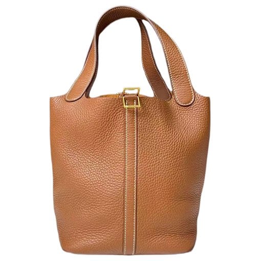 Picotin leather handbag