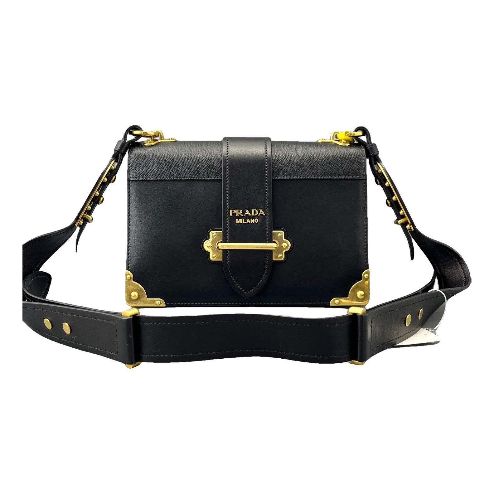 Cahier leather handbag