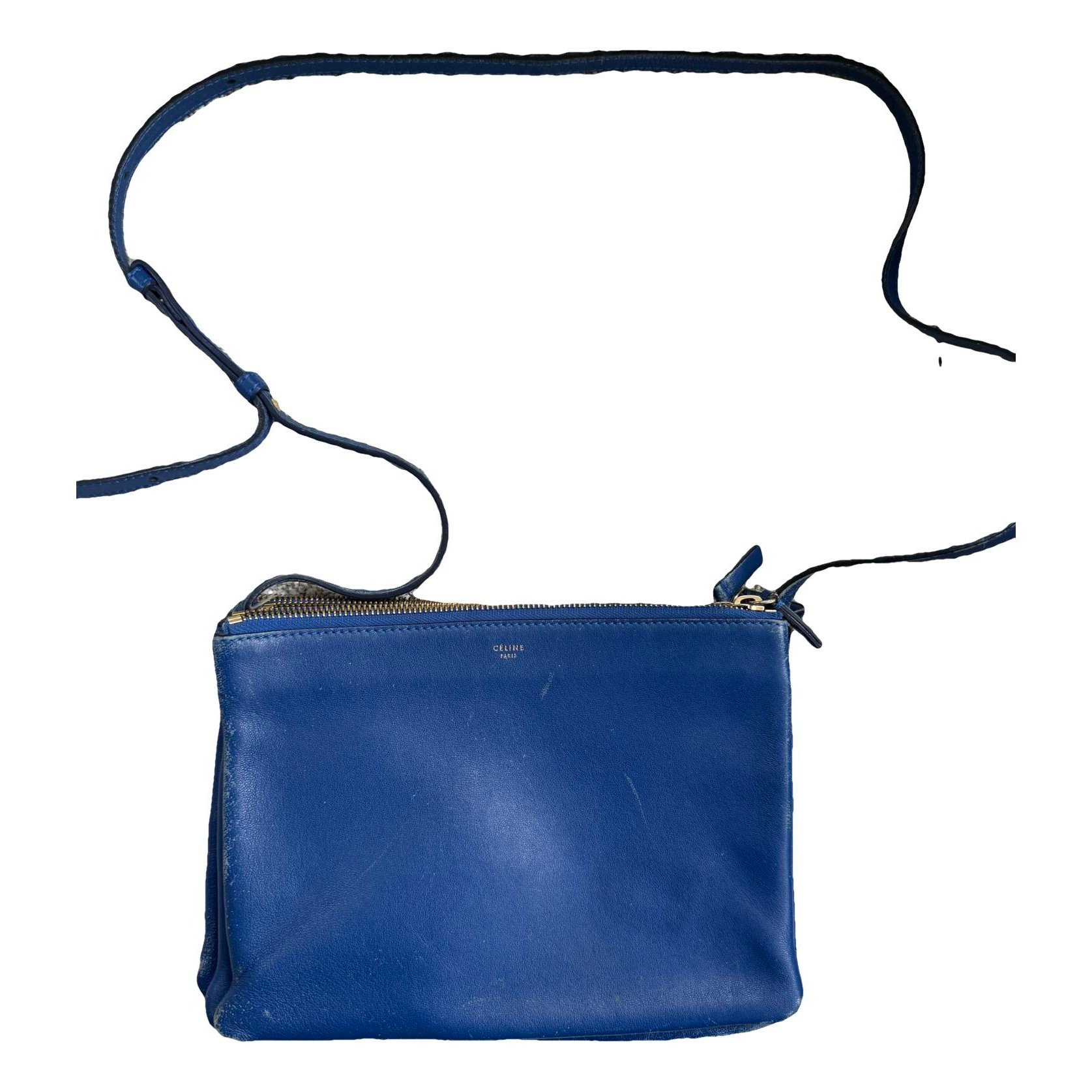Trio leather crossbody bag