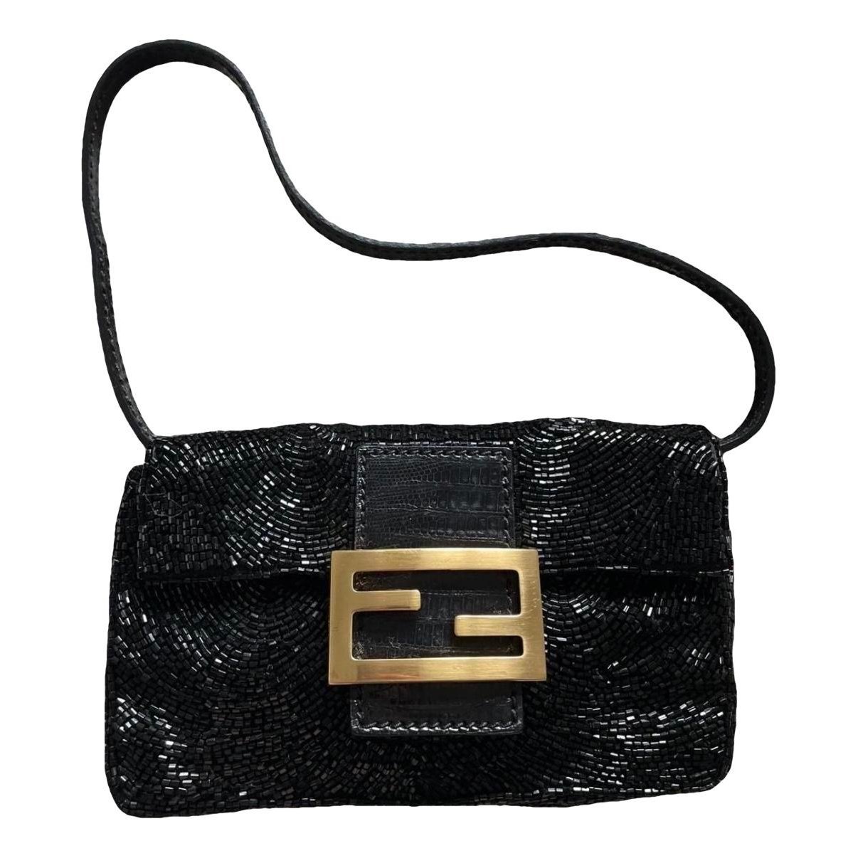 Baguette glitter handbag