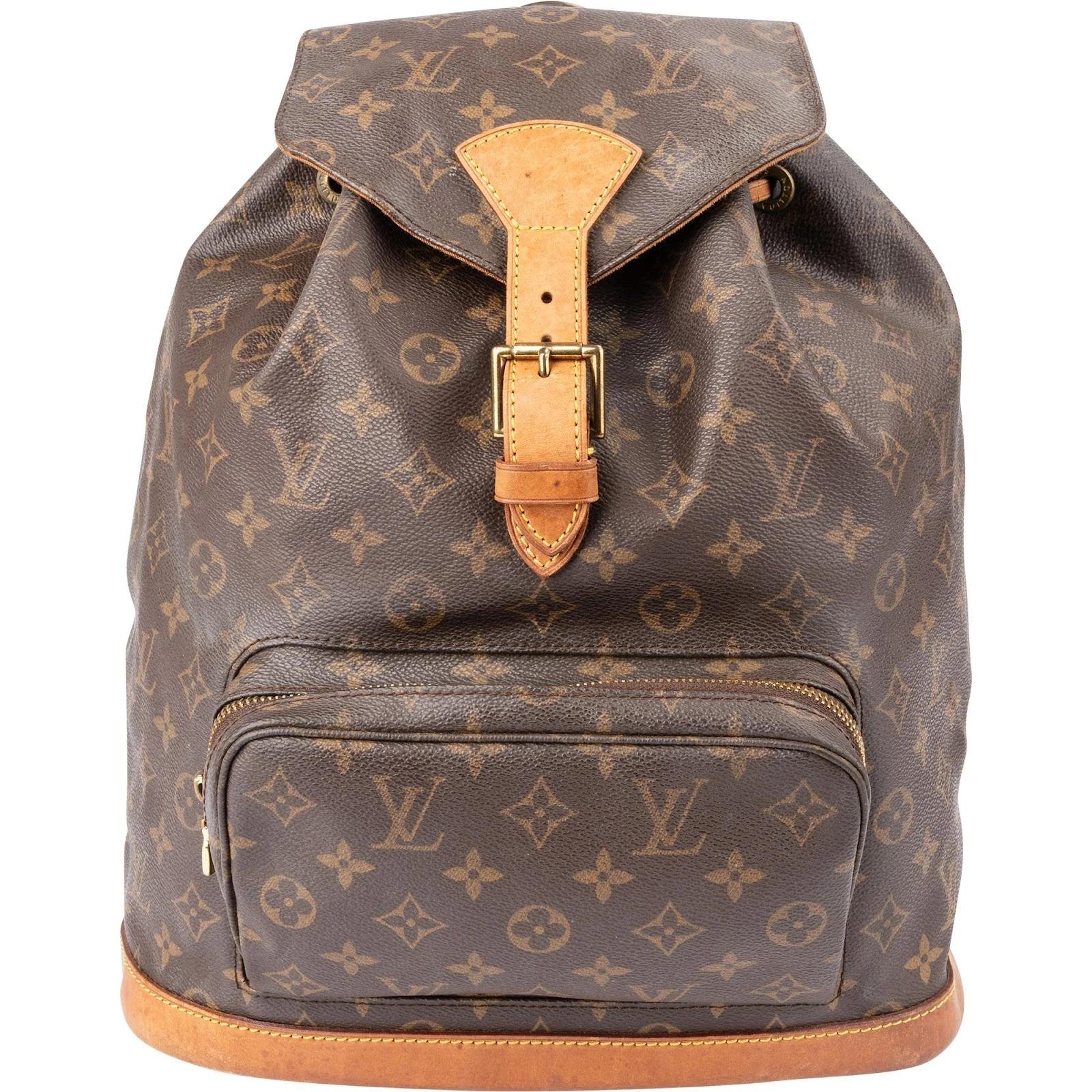 Montsouris leather backpack