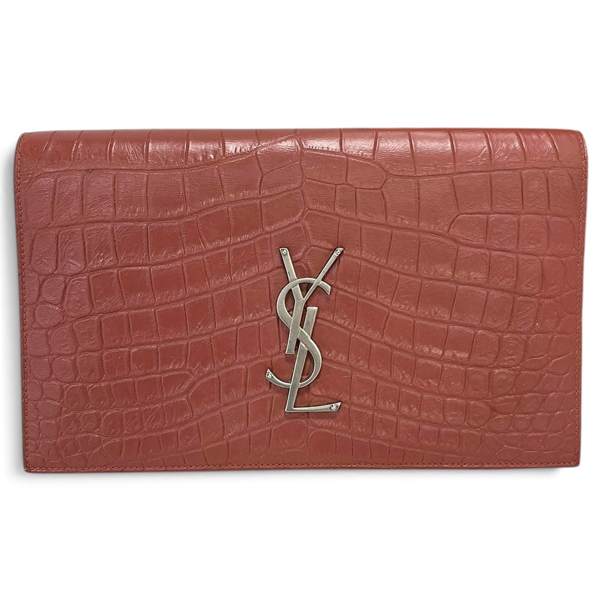Kate monogramme leather clutch bag