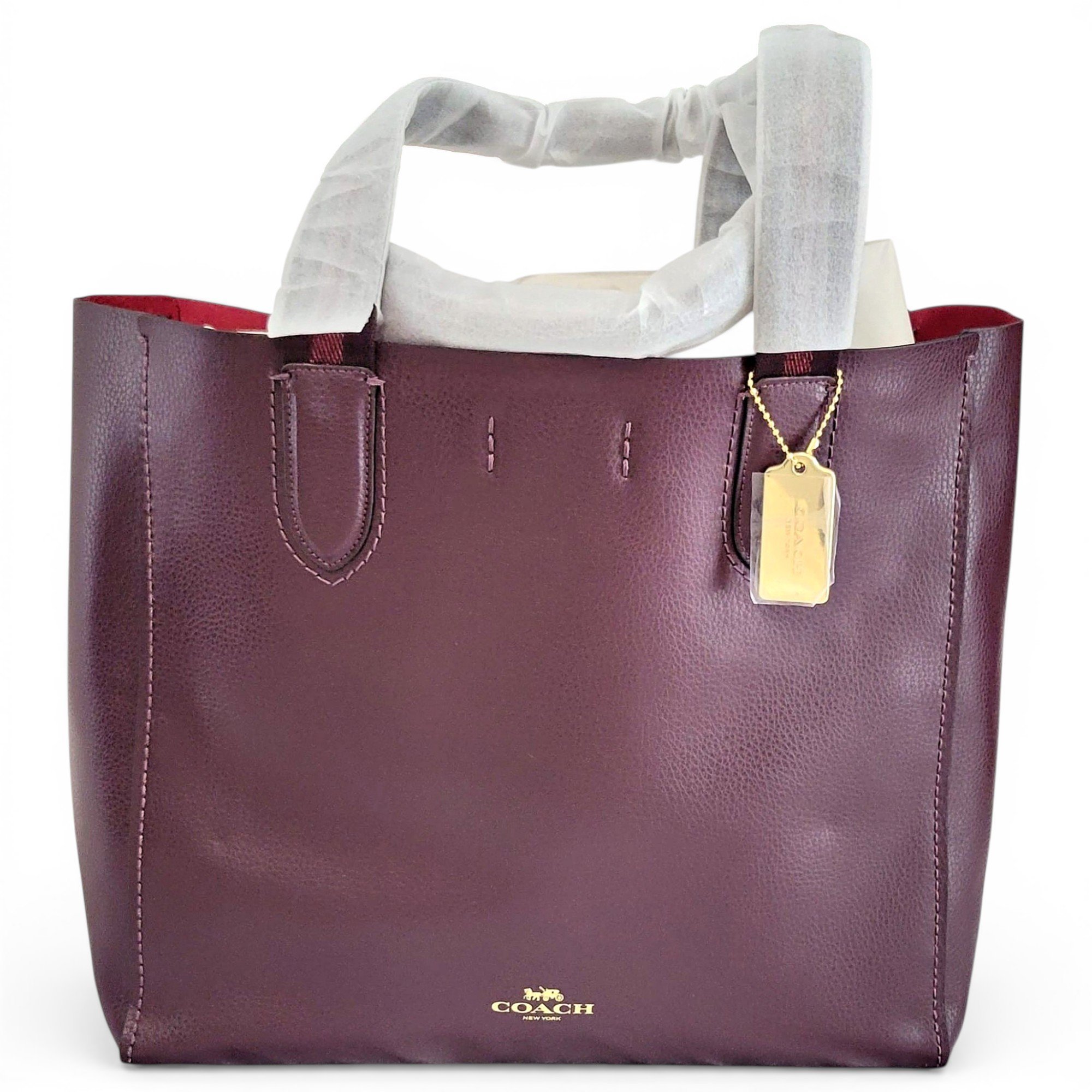 Leather tote