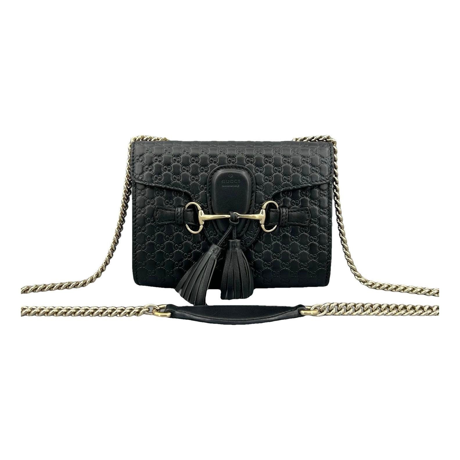 Emily leather crossbody bag