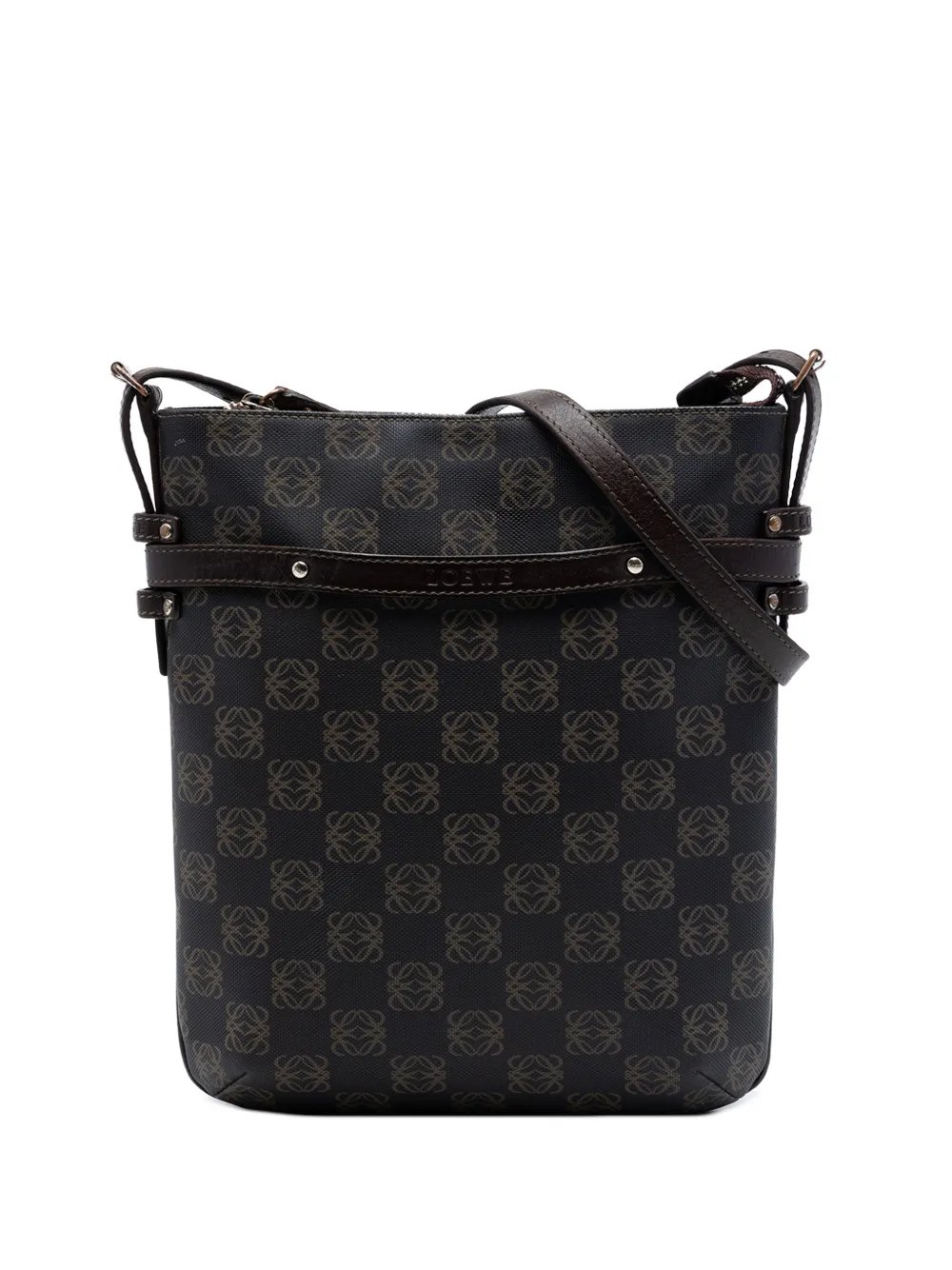 Loewe 2005 Anagram Coated Canvas crossbody bag