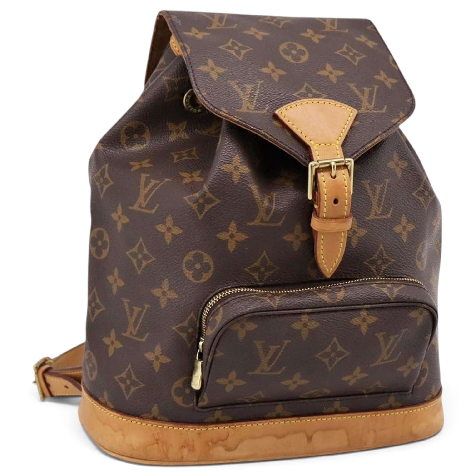Montsouris leather backpack